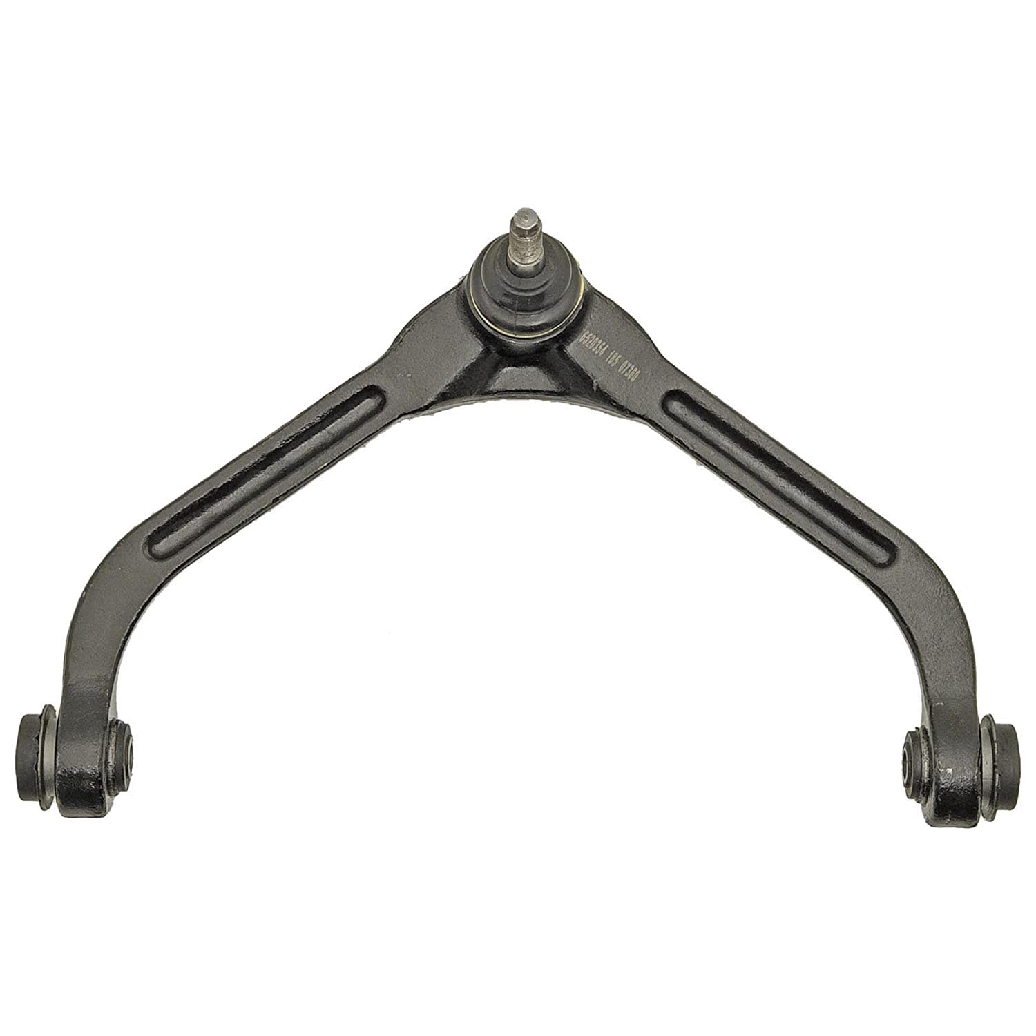 520-354 Front, Driver or Passenger Side, Upper Control Arm, OE Solutions Series - Control Arm - Suspension Control Arm - L-Arm - A-Arm - This suspension control arm and ball joint assembly is a direct replacement for the original equipment on specific vehicle applications. An industry-leading evaluation process ensures a smooth ride, directional stability and predictable dynamics. - Jeep Liberty 2007-02 - Control Arm with Ball Joint - Dorman 520-354 Suspension Control Arm and Ball Joint Assembly Compatible with Select Jeep Models