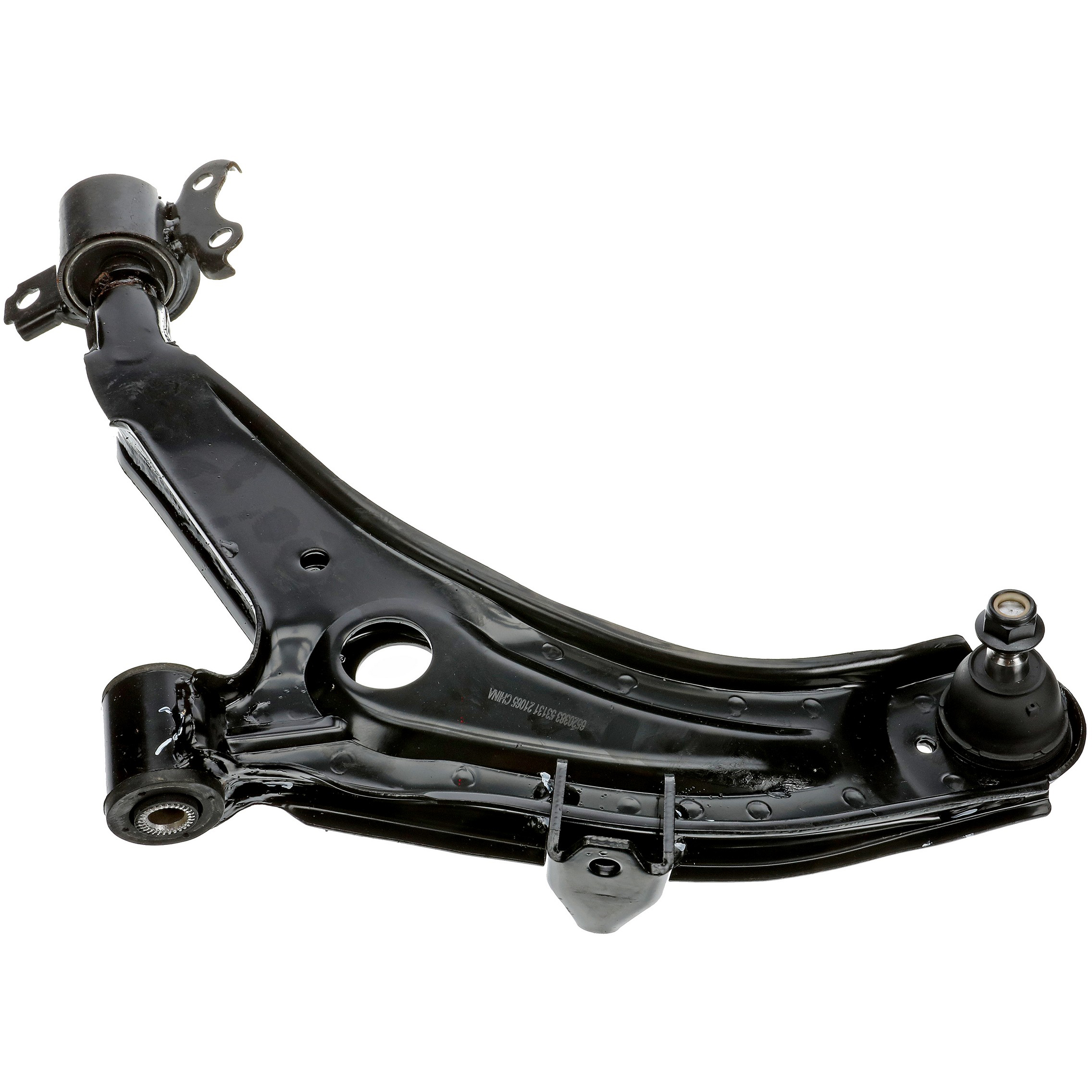 520-383 Front, Driver Side, Lower Control Arm, OE Solutions Series - CONTROL ARM - Suspension Control Arm - A-Arm - L-Arm - This suspension control arm and ball joint assembly is a direct replacement for the original equipment on specific vehicle applications. An industry-leading evaluation process ensures a smooth ride, directional stability and predictable dynamics. - Hyundai Elantra 2000-96, Hyundai Tiburon 2001-97 - Dorman 520-383 Front Driver Side Lower Suspension Control Arm and Ball Joint Assembly Compatible with Select Hyundai Models - Suspension Control Arm
