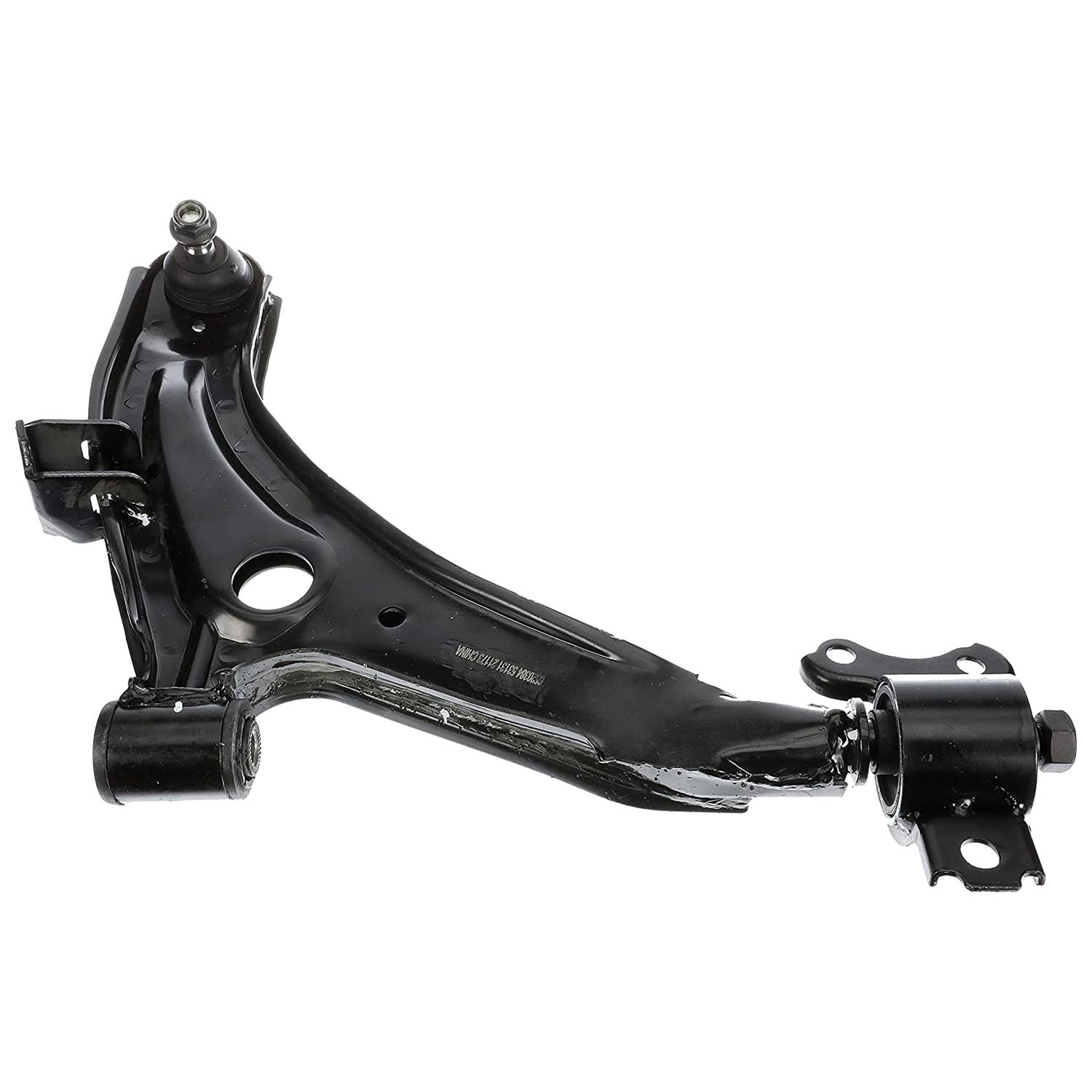520-384 Front, Passenger Side, Lower Control Arm, OE Solutions Series - CONTROL ARM - Suspension Control Arm - L-Arm - A-Arm - This suspension control arm and ball joint assembly is a direct replacement for the original equipment on specific vehicle applications. An industry-leading evaluation process ensures a smooth ride, directional stability and predictable dynamics. - Hyundai Elantra 2000-96, Hyundai Tiburon 2001-97 - Dorman 520-384 Front Passenger Side Lower Suspension Control Arm and Ball Joint Assembly Compatible with Select Hyundai Models - Suspension Control Arm