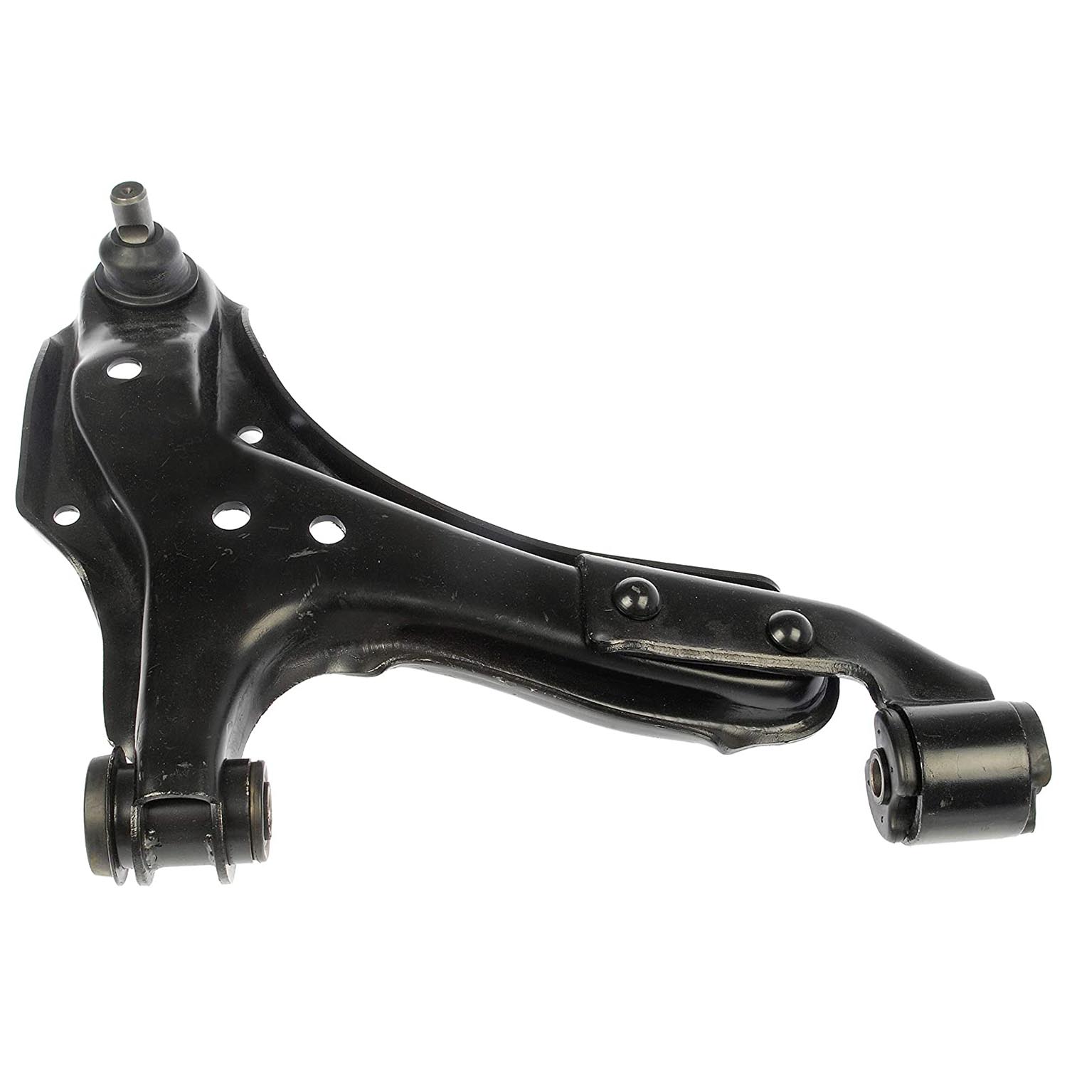 520-492 Front, Passenger Side, Lower Control Arm, OE Solutions Series - CONTROL ARM - Suspension Control Arm - L-Arm - A-Arm - This suspension control arm and ball joint assembly is a direct replacement for the original equipment on specific vehicle applications. An industry-leading evaluation process ensures a smooth ride, directional stability and predictable dynamics. - Chrysler 1991-89, Dodge 1990-89, Plymouth 1990-89 - Suspension Control Arm