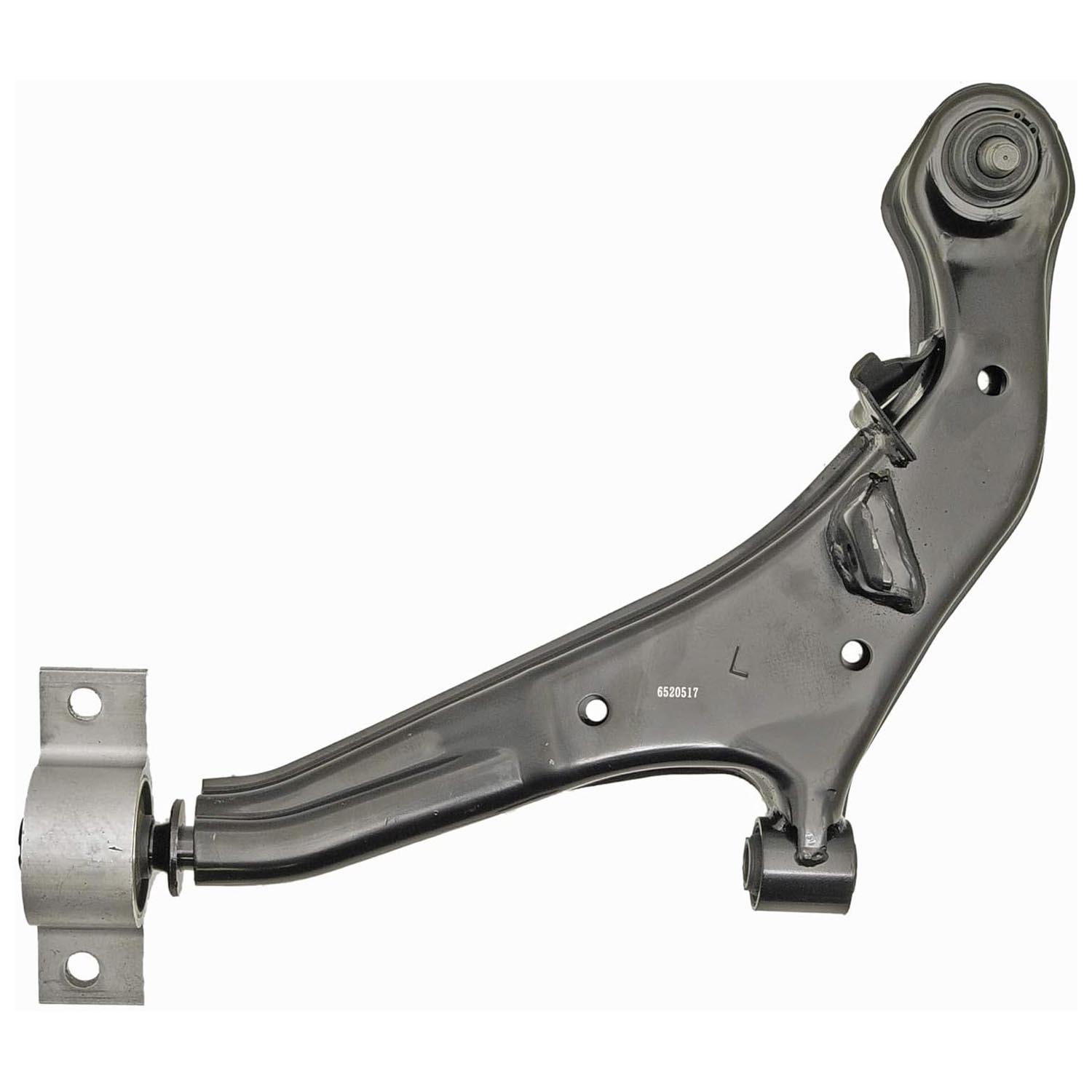 520-517 Front, Driver Side, Lower Control Arm, OE Solutions Series - CONTROL ARM - Suspension Control Arm - L-Arm - A-Arm - This suspension control arm and ball joint assembly is a direct replacement for the original equipment on specific vehicle applications. An industry-leading evaluation process ensures a smooth ride, directional stability and predictable dynamics. - Infiniti I30 2001-00, Infiniti I35 2004-02, Nissan Maxima 2003-99 - Dorman 520-517 Front Driver Side Lower Suspension Control Arm and Ball Joint Assembly Compatible with Select Infiniti / Nissan Models - Suspension Control Arm