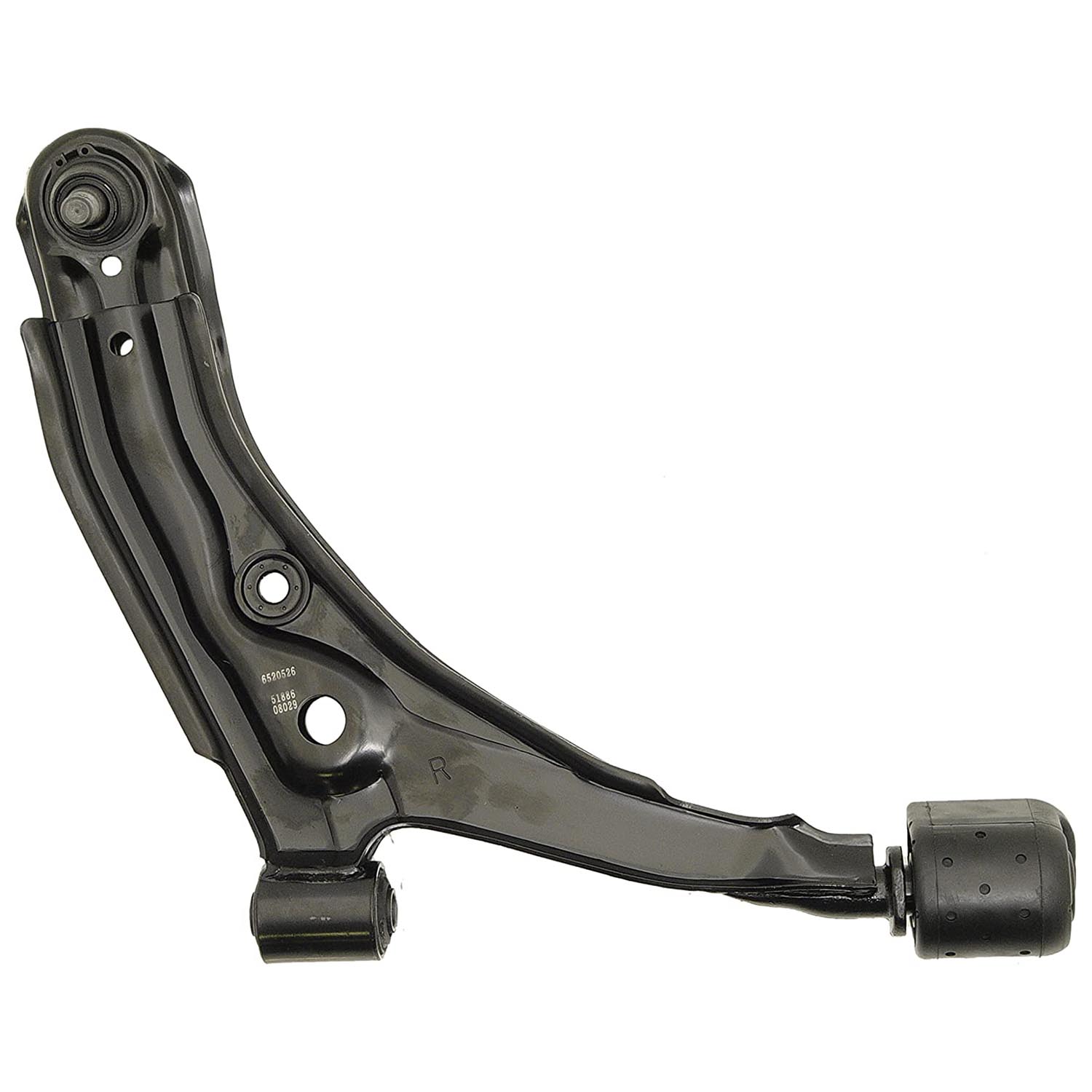 520-526 Front, Passenger Side, Lower Control Arm, OE Solutions Series - CONTROL ARM - Suspension Control Arm - A-Arm - L-Arm - This suspension control arm and ball joint assembly is a direct replacement for the original equipment on specific vehicle applications. An industry-leading evaluation process ensures a smooth ride, directional stability and predictable dynamics. - Nissan NX 1993-91, Nissan Sentra 1994-91, Nissan Tsubame 2004-93, Nissan Tsuru 2017-92 - Dorman 520-526 Front Passenger Side Lower Suspension Control Arm and Ball Joint Assembly Compatible with Select Nissan Models - Suspension Control Arm