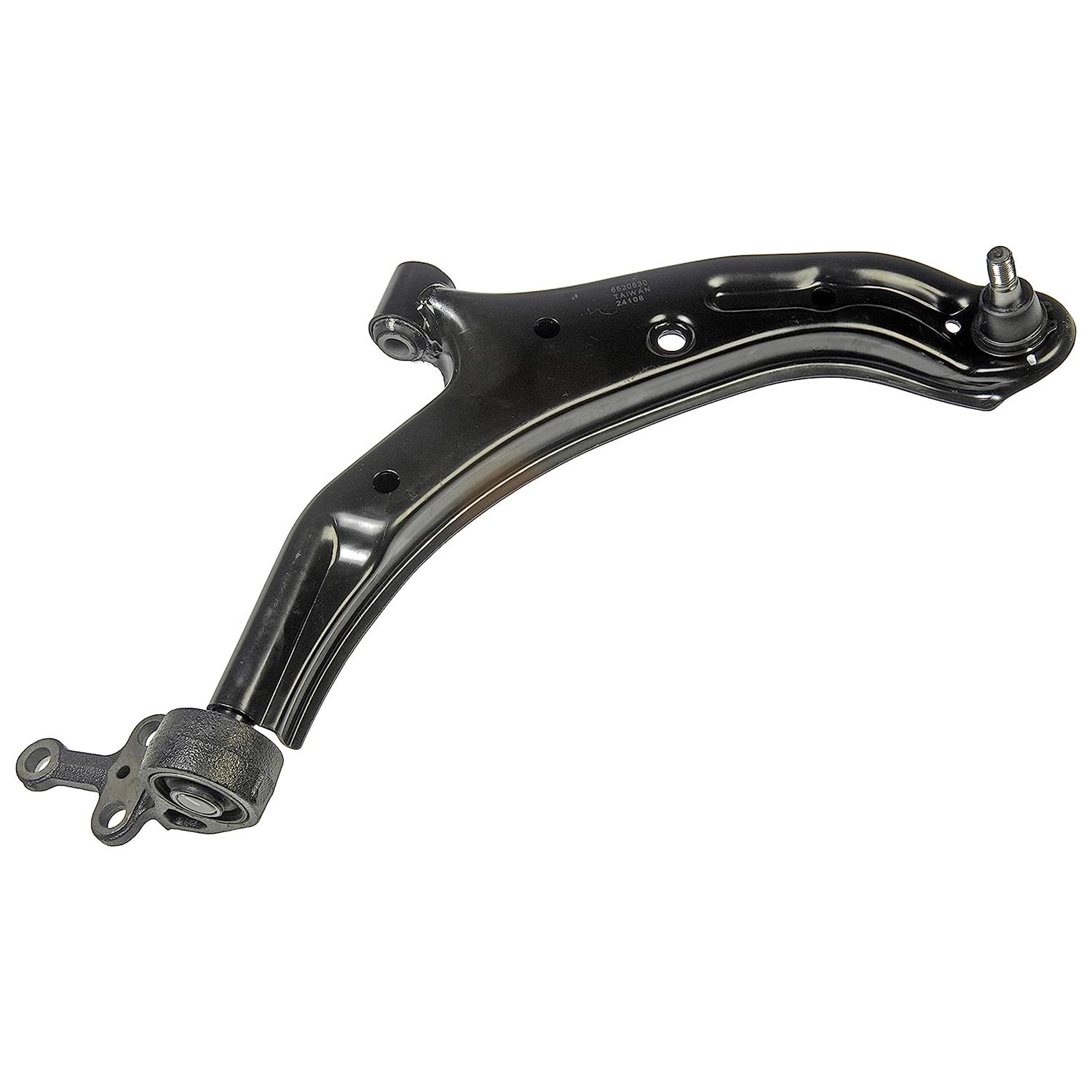 520-530 Front, Passenger Side, Lower Control Arm, OE Solutions Series - CONTROL ARM - Suspension Control Arm - A-Arm - L-Arm - This suspension control arm and ball joint assembly is a direct replacement for the original equipment on specific vehicle applications. An industry-leading evaluation process ensures a smooth ride, directional stability and predictable dynamics. - Nissan Almera 2005-01, Nissan Sentra 2006-00, Renault Scala 2012-11 - Dorman 520-530 Front Passenger Side Lower Suspension Control Arm and Ball Joint Assembly Compatible with Select Nissan / Renault Models - Suspension Control Arm