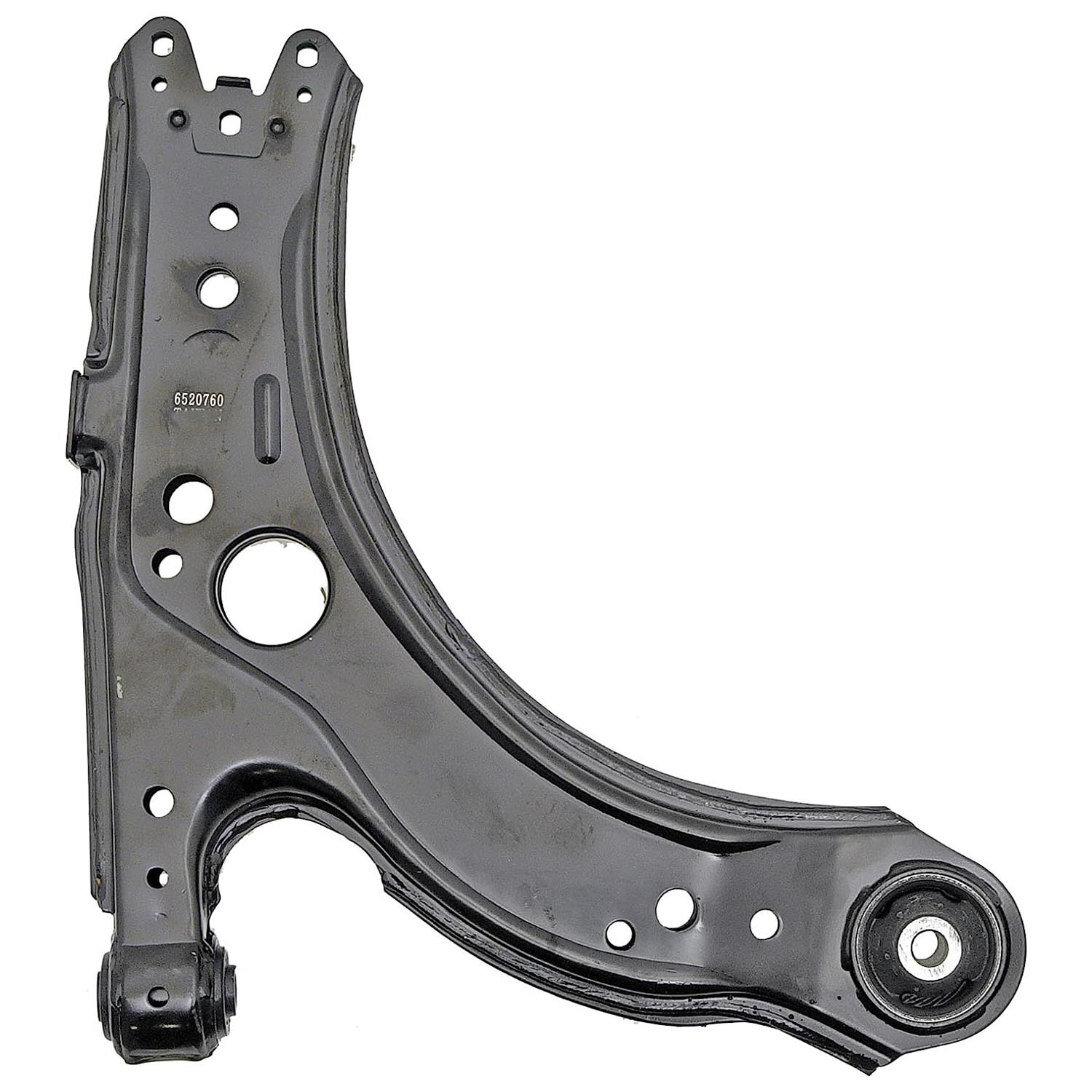 520-760 Front, Driver or Passenger Side, Lower Control Arm, OE Solutions Series - CONTROL ARM - Suspension Control Arm - Suspension A-Arm - L-Arm - This suspension control arm is precision-engineered and rigorously tested to provide reliable replacement for the original equipment on specific vehicles. - Audi 2003-98, Seat 2005-01, Volkswagen 2015-98 - Suspension Control Arm