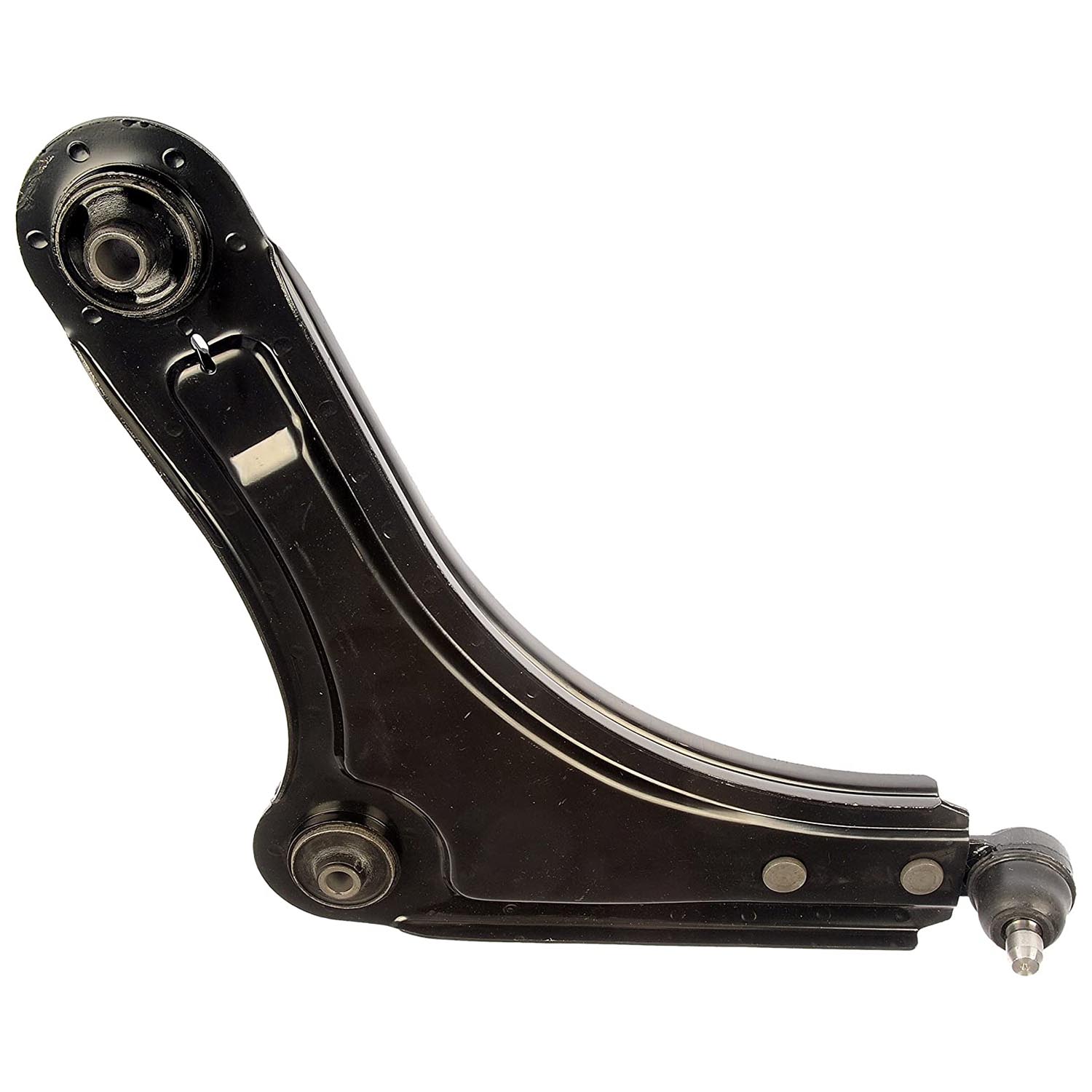 520-801 Front, Driver Side, Lower Control Arm, OE Solutions Series - CONTROL ARM - Suspension Control Arm - A-Arm - L-Arm - This suspension control arm and ball joint assembly is a direct replacement for the original equipment on specific vehicle applications. An industry-leading evaluation process ensures a smooth ride, directional stability and predictable dynamics. - Daewoo Nubira 2002-00 - Suspension Control Arm