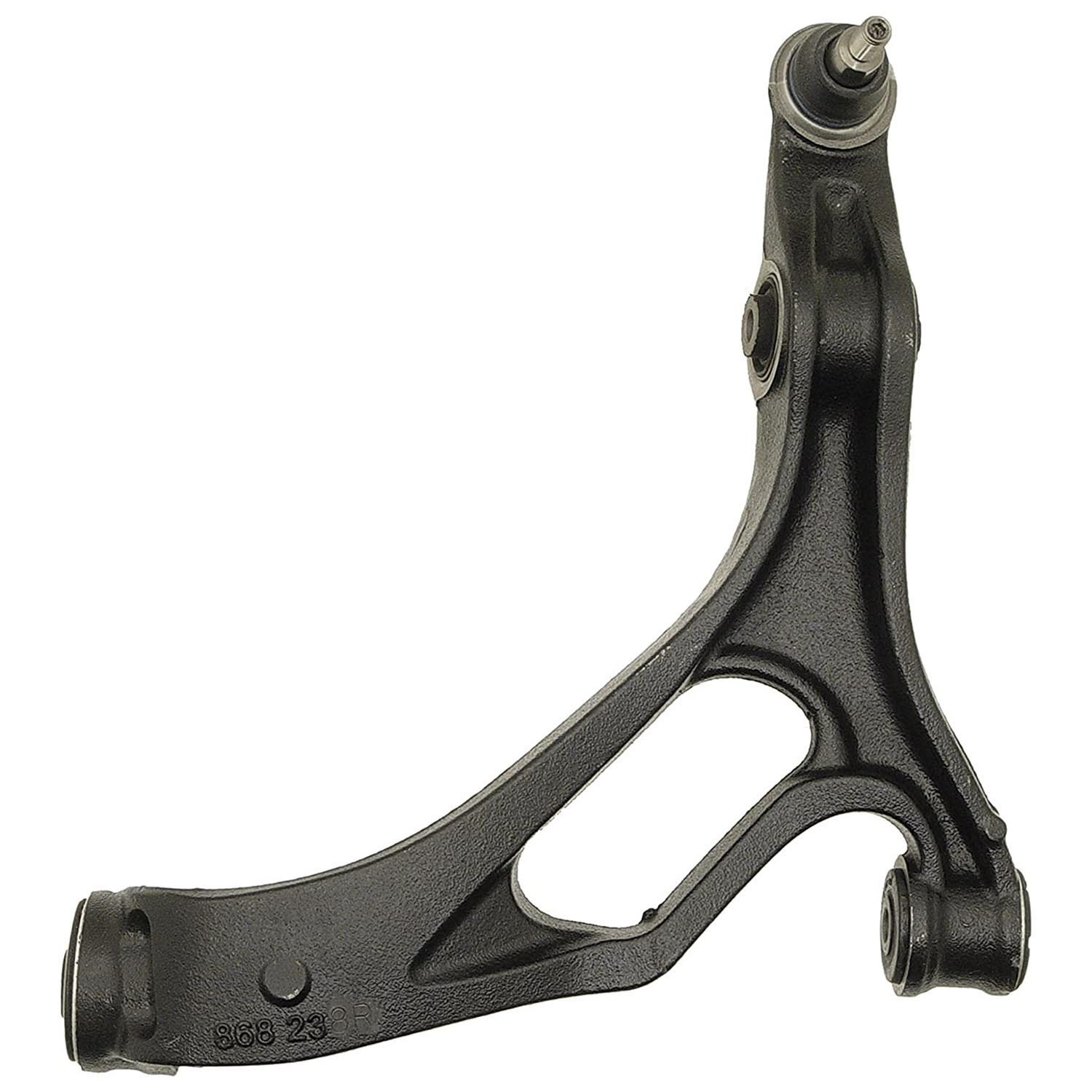 520-972 Front, Passenger Side, Lower Control Arm, OE Solutions Series - CONTROL ARM - Suspension Control Arm - L-Arm - A-Arm - This suspension control arm and ball joint assembly is a direct replacement for the original equipment on specific vehicle applications. An industry-leading evaluation process ensures a smooth ride, directional stability and predictable dynamics. - Porsche Cayenne 2008, Porsche Cayenne 2006-03, Volkswagen Touareg 2009-04 - Dorman 520-972 Front Passenger Side Lower Suspension Control Arm and Ball Joint Assembly Compatible with Select Porsche / Volkswagen Models - Suspension Control Arm