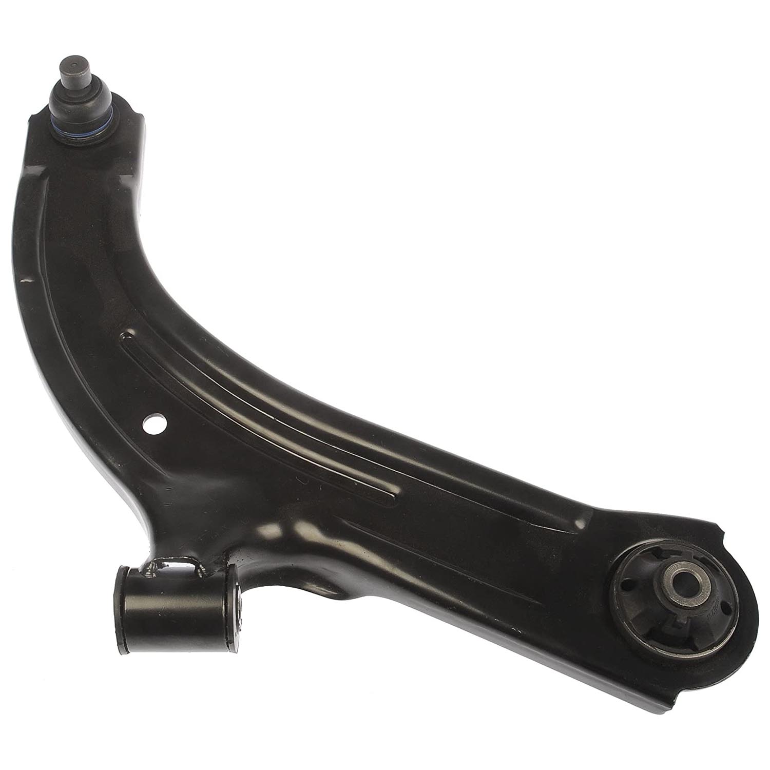 521-084 Front, Passenger Side, Lower Control Arm, OE Solutions Series - Control Arm - CONTROL ARM - Suspension Control Arm - A-Arm - L-Arm - This suspension control arm and ball joint assembly is a direct replacement for the original equipment on specific vehicle applications. An industry-leading evaluation process ensures a smooth ride, directional stability and predictable dynamics. - Nissan Cube 2014-09, Nissan Tiida 2018-07, Nissan Versa 2012-07 - Dorman 521-084 Front Passenger Side Lower Suspension Control Arm and Ball Joint Assembly Compatible with Select Nissan Models