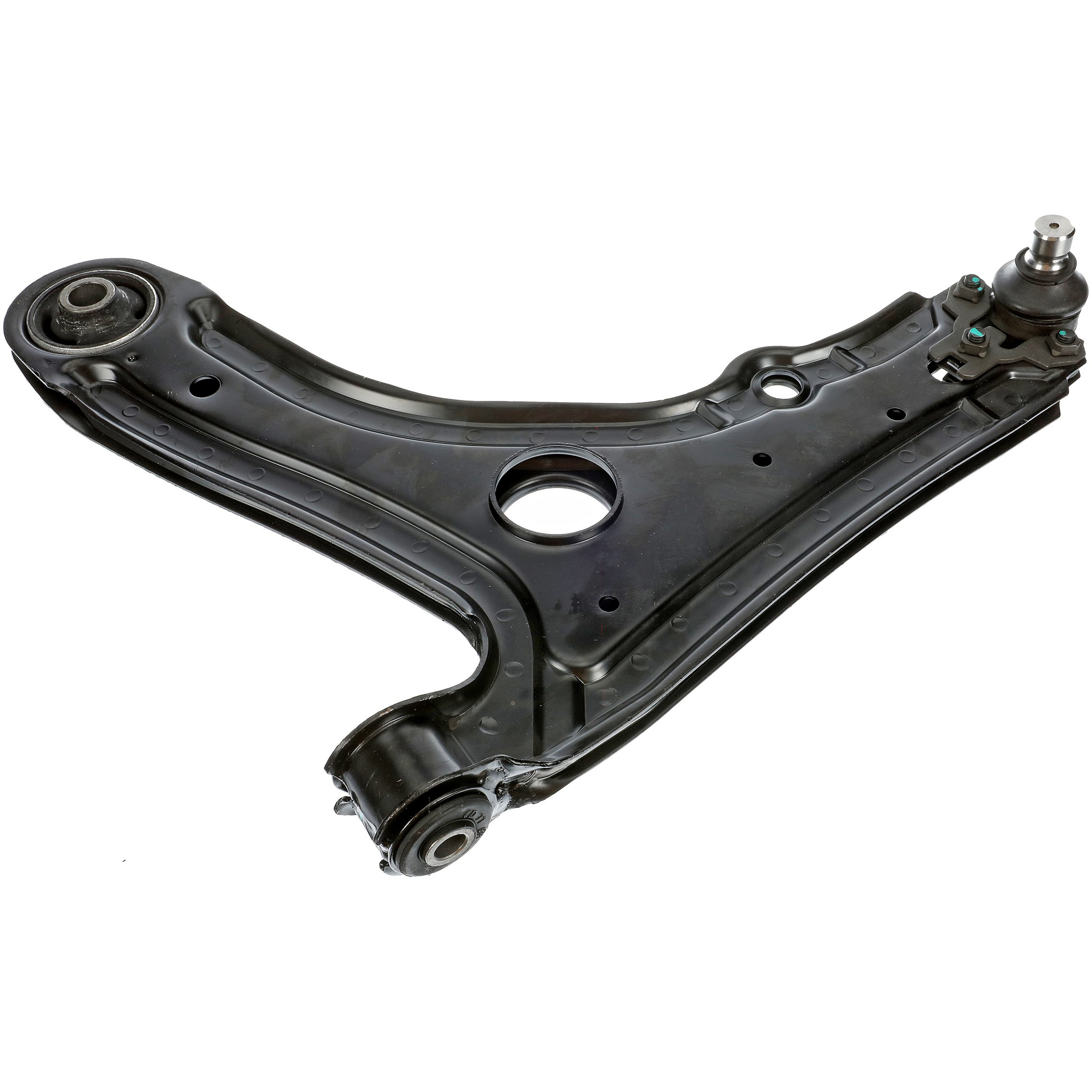 521-245 Front, Driver Side, Lower Control Arm, OE Solutions Series - CONTROL ARM - Suspension Control Arm - A-Arm - L-Arm - This suspension control arm and ball joint assembly is a direct replacement for the original equipment on specific vehicle applications. An industry-leading evaluation process ensures a smooth ride, directional stability and predictable dynamics. - Volkswagen Golf 1988-85, Volkswagen Jetta 1988-85 - Suspension Control Arm