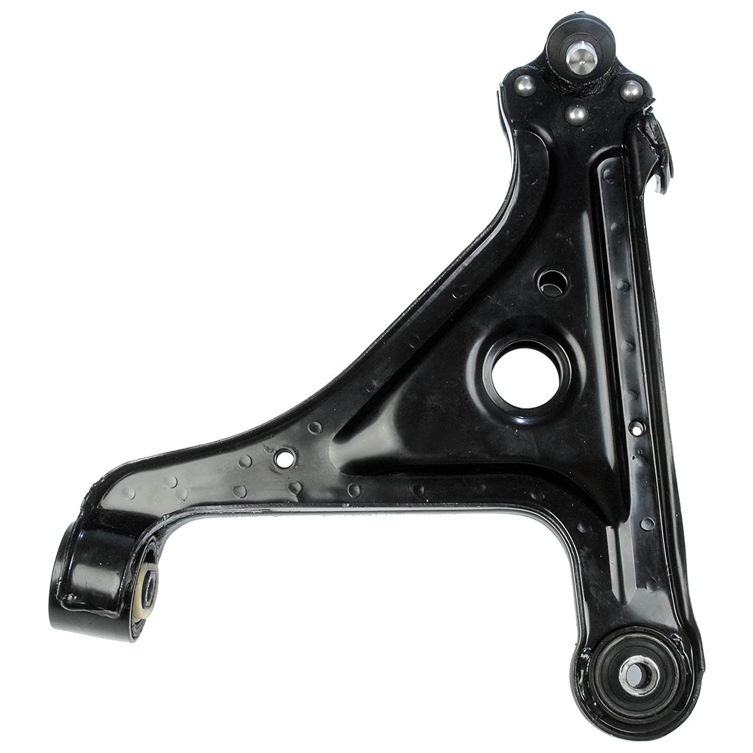 521-366 Front, Passenger Side, Lower Control Arm, OE Solutions Series - CONTROL ARM - Suspension Control Arm - A-Arm - L-Arm - This suspension control arm and ball joint assembly is a direct replacement for the original equipment on specific vehicle applications. An industry-leading evaluation process ensures a smooth ride, directional stability and predictable dynamics. - Cadillac Catera 2001-97