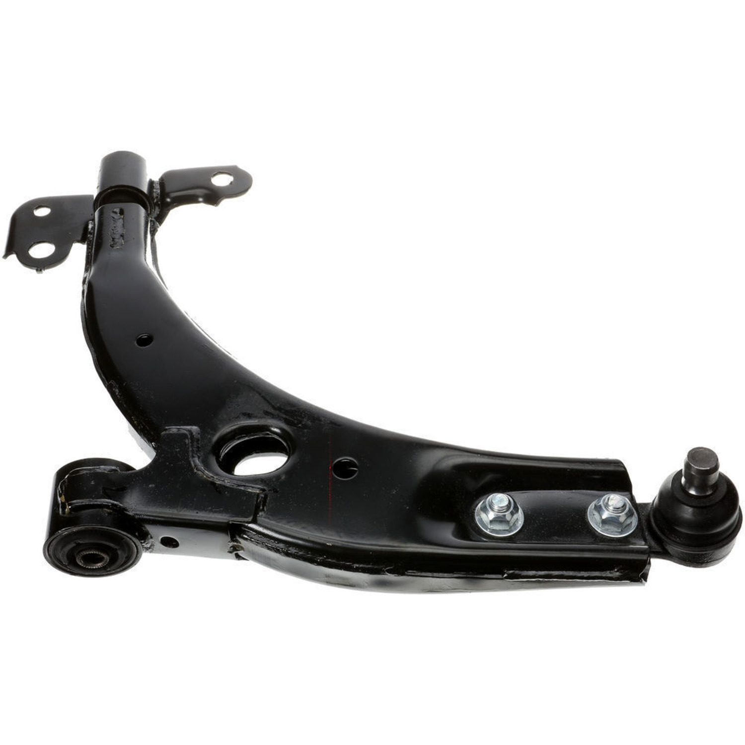 521-481 Front, Driver Side, Lower Control Arm, OE Solutions Series - CONTROL ARM - Suspension Control Arm - A-Arm - L-Arm - This suspension control arm and ball joint assembly is a direct replacement for the original equipment on specific vehicle applications. An industry-leading evaluation process ensures a smooth ride, directional stability and predictable dynamics. - Kia Spectra 2004-00 - Dorman 521-481 Front Driver Side Lower Suspension Control Arm and Ball Joint Assembly Compatible with Select Kia Models - Suspension Control Arm
