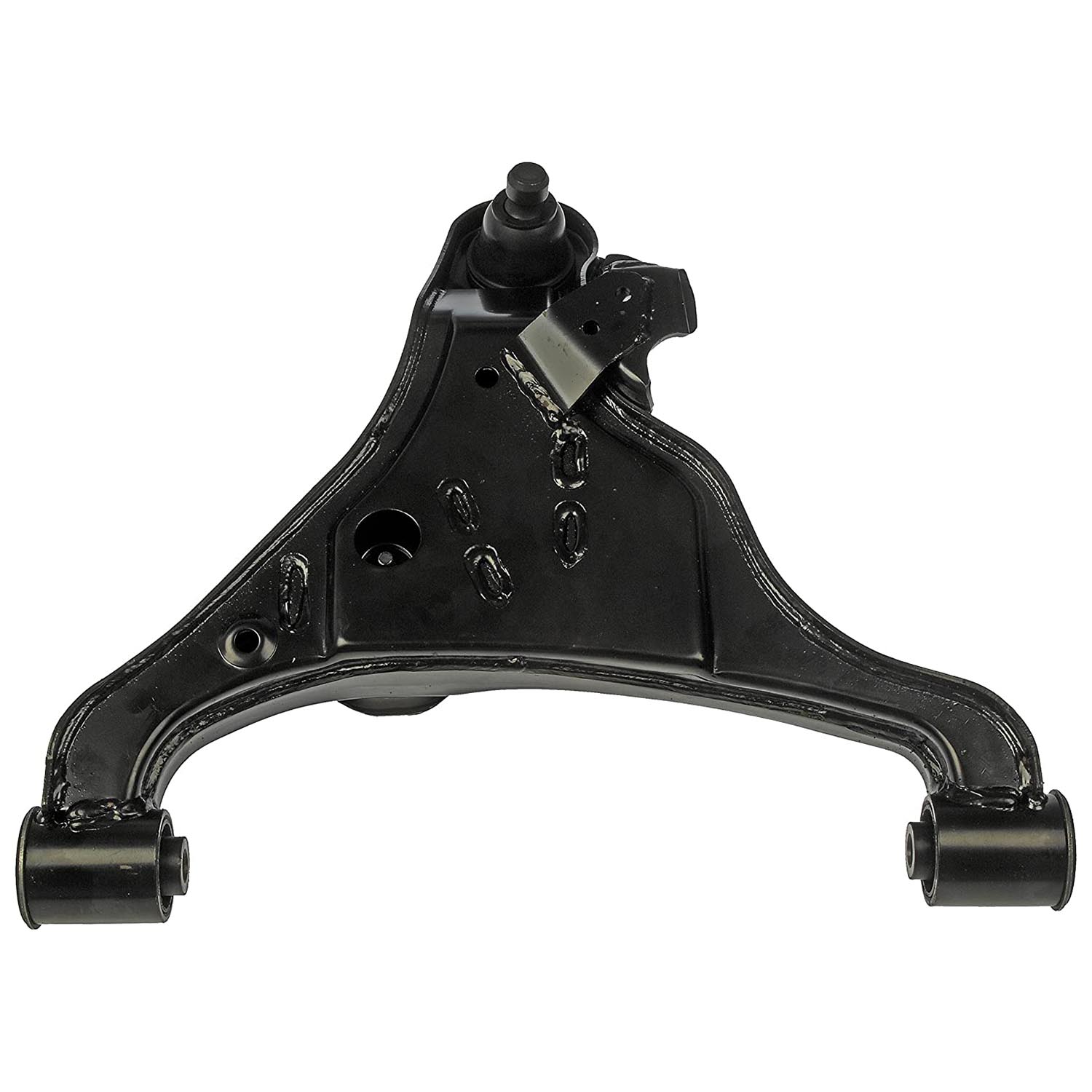 521-532 Front, Passenger Side, Lower Control Arm, OE Solutions Series - CONTROL ARM - Suspension Control Arm - A-Arm - L-Arm - This suspension control arm and ball joint assembly is a direct replacement for the original equipment on specific vehicle applications. An industry-leading evaluation process ensures a smooth ride, directional stability and predictable dynamics. - Nissan Frontier 2022-05, Nissan Pathfinder 2012-05, Nissan Xterra 2015-05, Suzuki Equator 2012-09 - Dorman 521-532 Front Passenger Side Lower Suspension Control Arm and Ball Joint Assembly Compatible with Select Nissan/Suzuki Models - Suspension Control Arm