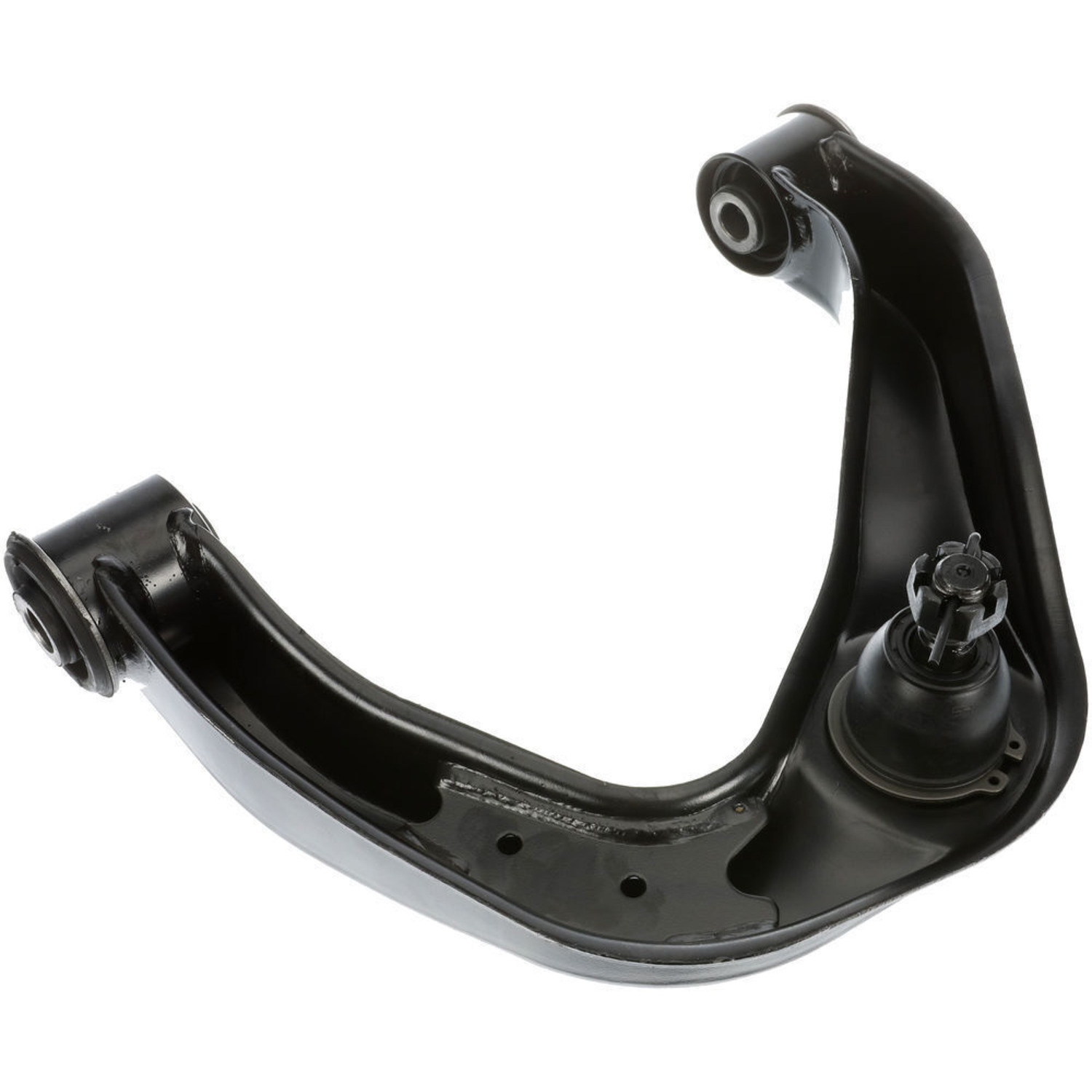 521-672 Front, Passenger Side, Upper Control Arm, OE Solutions Series - CONTROL ARM - Suspension Control Arm - A-Arm - L-Arm - This suspension control arm and ball joint assembly is a direct replacement for the original equipment on specific vehicle applications. An industry-leading evaluation process ensures a smooth ride, directional stability and predictable dynamics. - Nissan 2022-05, Suzuki 2012-09 - Dorman 521-672 Front Passenger Side Upper Suspension Control Arm and Ball Joint Assembly Compatible with Select Nissan / Suzuki Models - Suspension Control Arm