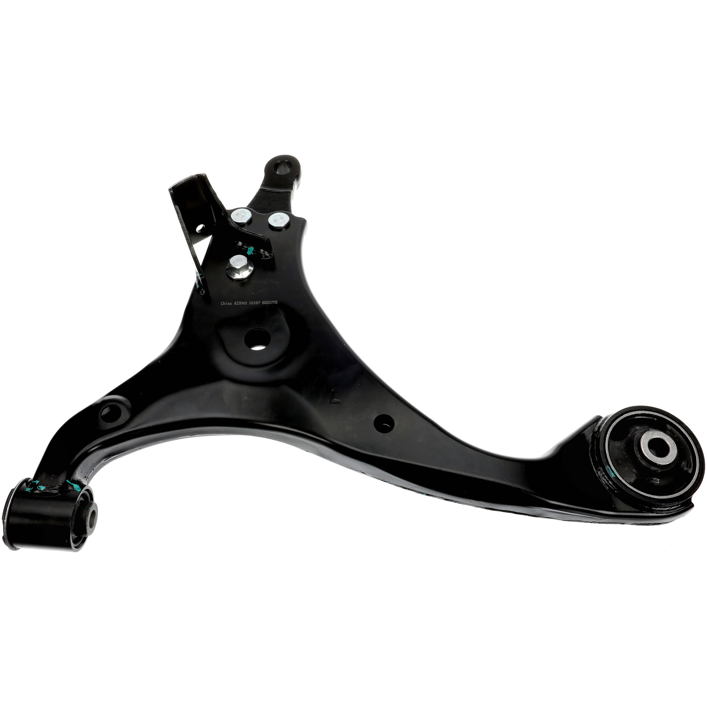 521-775 Front, Driver Side, Lower Control Arm, OE Solutions Series - CONTROL ARM - Suspension Control Arm - L-Arm - Suspension A-Arm - This suspension control arm is precision-engineered and rigorously tested to provide reliable replacement for the original equipment on specific vehicles. - Kia Magentis 2010-06, Kia Optima 2010-06, Kia Rondo 2012-07 - Dorman 521-775 Front Driver Side Lower Suspension Control Arm Compatible with Select Kia Models - Suspension Control Arm