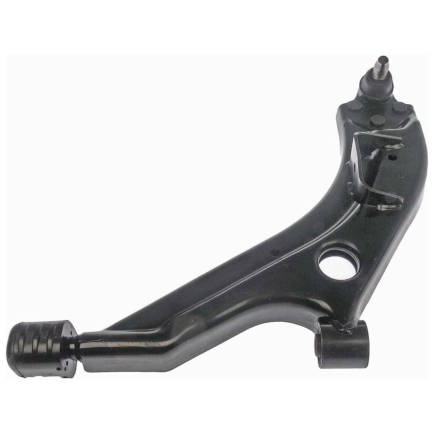 521-903 Front, Driver Side, Lower Control Arm, OE Solutions Series - CONTROL ARM - Suspension Control Arm - L-Arm - A-Arm - This suspension control arm and ball joint assembly is a direct replacement for the original equipment on specific vehicle applications. An industry-leading evaluation process ensures a smooth ride, directional stability and predictable dynamics. - Daewoo Leganza 2002-99 - Suspension Control Arm