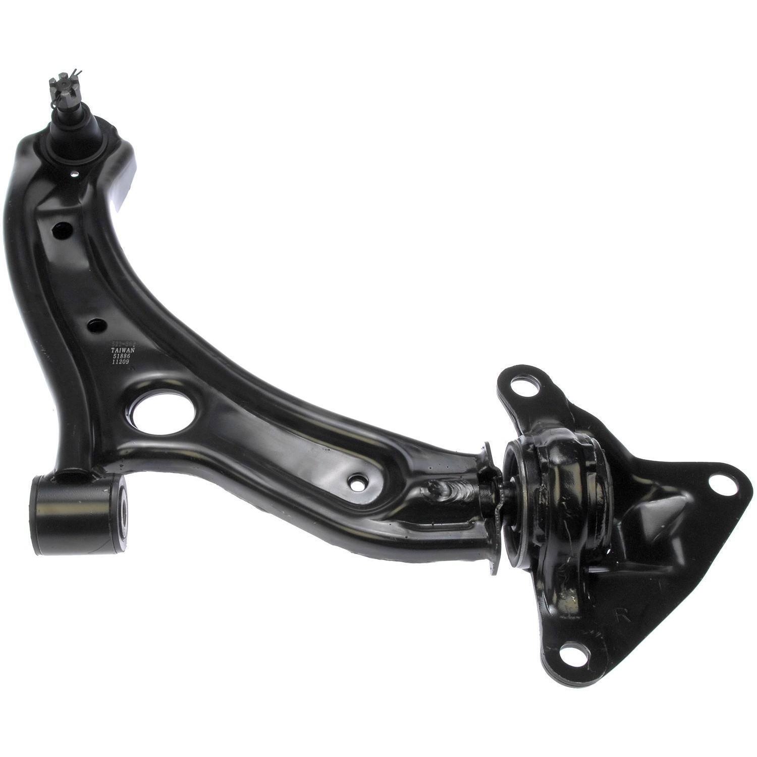 522-114 Front, Passenger Side, Lower Control Arm, OE Solutions Series - CONTROL ARM - Suspension Control Arm - L-Arm - A-Arm - This suspension control arm and ball joint assembly is a direct replacement for the original equipment on specific vehicle applications. An industry-leading evaluation process ensures a smooth ride, directional stability and predictable dynamics. - Honda City 2013-10, Honda Fit 2014-09, Honda Insight 2011-10 - Dorman 522-114 Front Passenger Side Lower Suspension Control Arm and Ball Joint Assembly Compatible with Select Honda Models - Suspension Control Arm