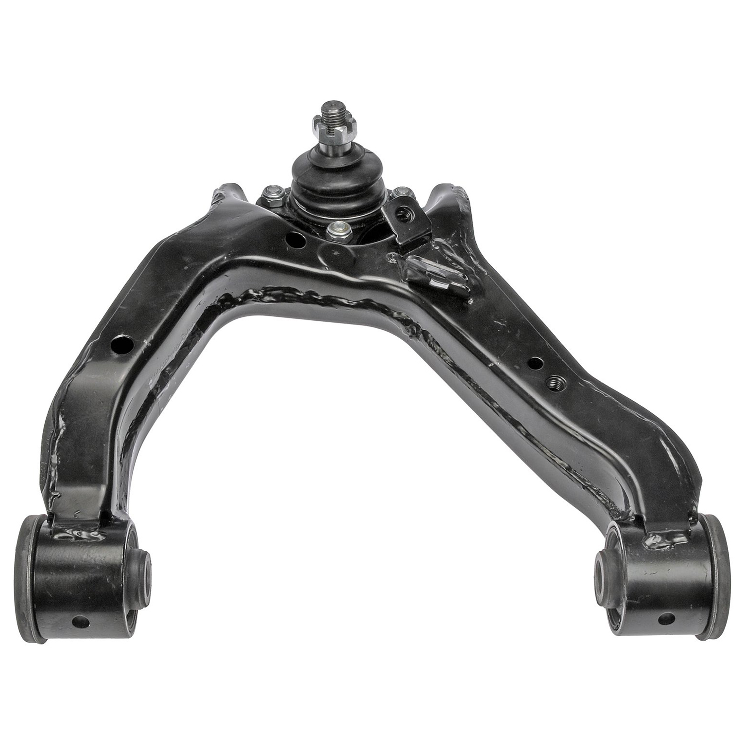 522-158 Front, Passenger Side, Upper Control Arm, OE Solutions Series - CONTROL ARM - Suspension Control Arm - L-Arm - A-Arm - This suspension control arm and ball joint assembly is a direct replacement for the original equipment on specific vehicle applications. An industry-leading evaluation process ensures a smooth ride, directional stability and predictable dynamics. - Mitsubishi Montero 2006-01 - Dorman 522-158 Front Passenger Side Upper Suspension Control Arm and Ball Joint Assembly Compatible with Select Mitsubishi Models - Suspension Control Arm