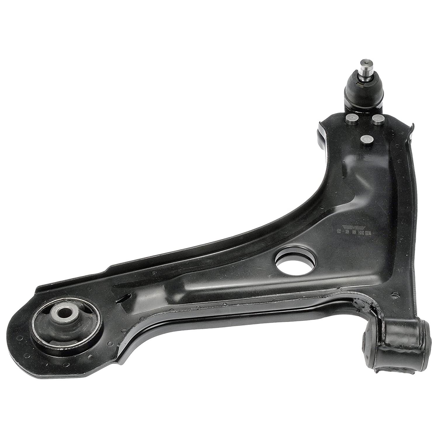 522-309 Front, Driver Side, Lower Control Arm, OE Solutions Series - CONTROL ARM - Suspension Control Arm - L-Arm - A-Arm - This suspension control arm and ball joint assembly is a direct replacement for the original equipment on specific vehicle applications. An industry-leading evaluation process ensures a smooth ride, directional stability and predictable dynamics. - Chevrolet Optra 2010-03, Suzuki Forenza 2008-04, Suzuki Reno 2008-05 - Dorman 522-309 Front Driver Side Lower Suspension Control Arm and Ball Joint Assembly Compatible with Select Chevrolet/Suzuki Models - Suspension Control Arm