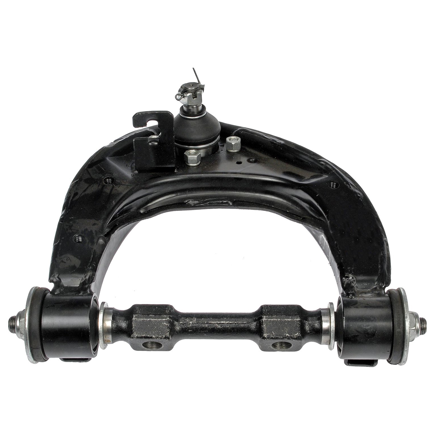 522-595 Front, Driver Side, Upper Control Arm, OE Solutions Series - CONTROL ARM - Suspension Control Arm - L-Arm - A-Arm - This suspension control arm and ball joint assembly is a direct replacement for the original equipment on specific vehicle applications. An industry-leading evaluation process ensures a smooth ride, directional stability and predictable dynamics. - Mitsubishi Montero 1997-92, Mitsubishi Montero Sport 1999-97 - Suspension Control Arm