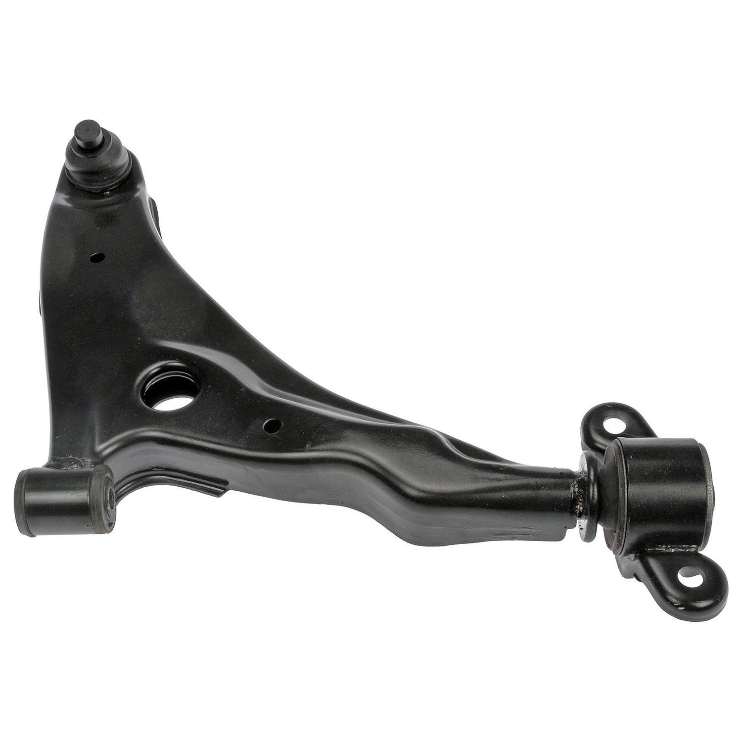 522-604 Front, Passenger Side, Lower Control Arm, OE Solutions Series - CONTROL ARM - Suspension Control Arm - A-Arm - L-Arm - This suspension control arm and ball joint assembly is a direct replacement for the original equipment on specific vehicle applications. An industry-leading evaluation process ensures a smooth ride, directional stability and predictable dynamics. - Chrysler Sebring 2001, Dodge Stratus 2001, Mitsubishi Eclipse 2000, Mitsubishi Galant 2000-99 - Suspension Control Arm