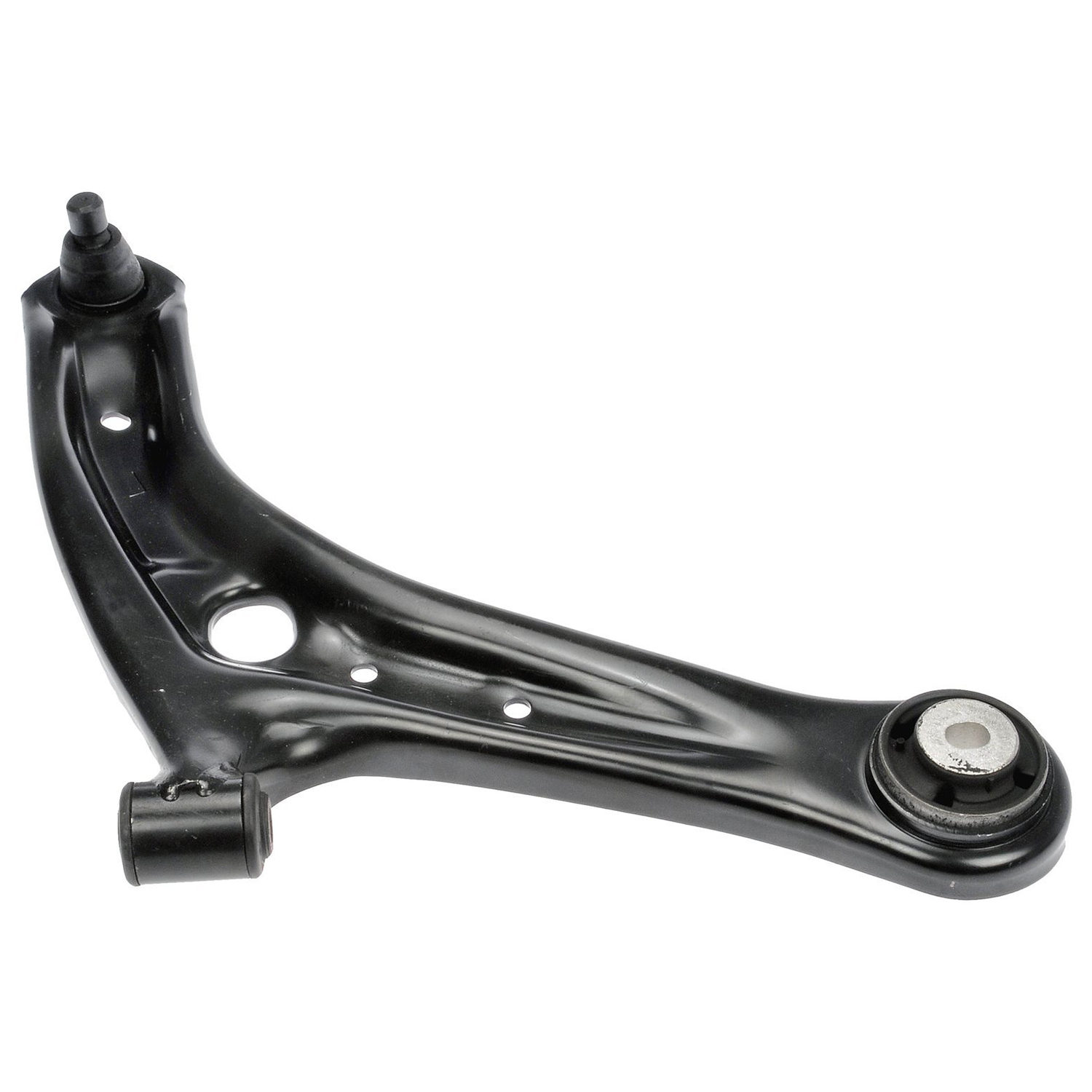 522-762 Front, Passenger Side, Lower Control Arm, OE Solutions Series - CONTROL ARM - Suspension Control Arm - L-Arm - A-Arm - This suspension control arm and ball joint assembly is a direct replacement for the original equipment on specific vehicle applications. An industry-leading evaluation process ensures a smooth ride, directional stability and predictable dynamics. - Ford Fiesta 2019-11, Ford Figo 2021-16 - Dorman 522-762 Front Passenger Side Lower Suspension Control Arm and Ball Joint Assembly Compatible with Select Ford Models - Suspension Control Arm