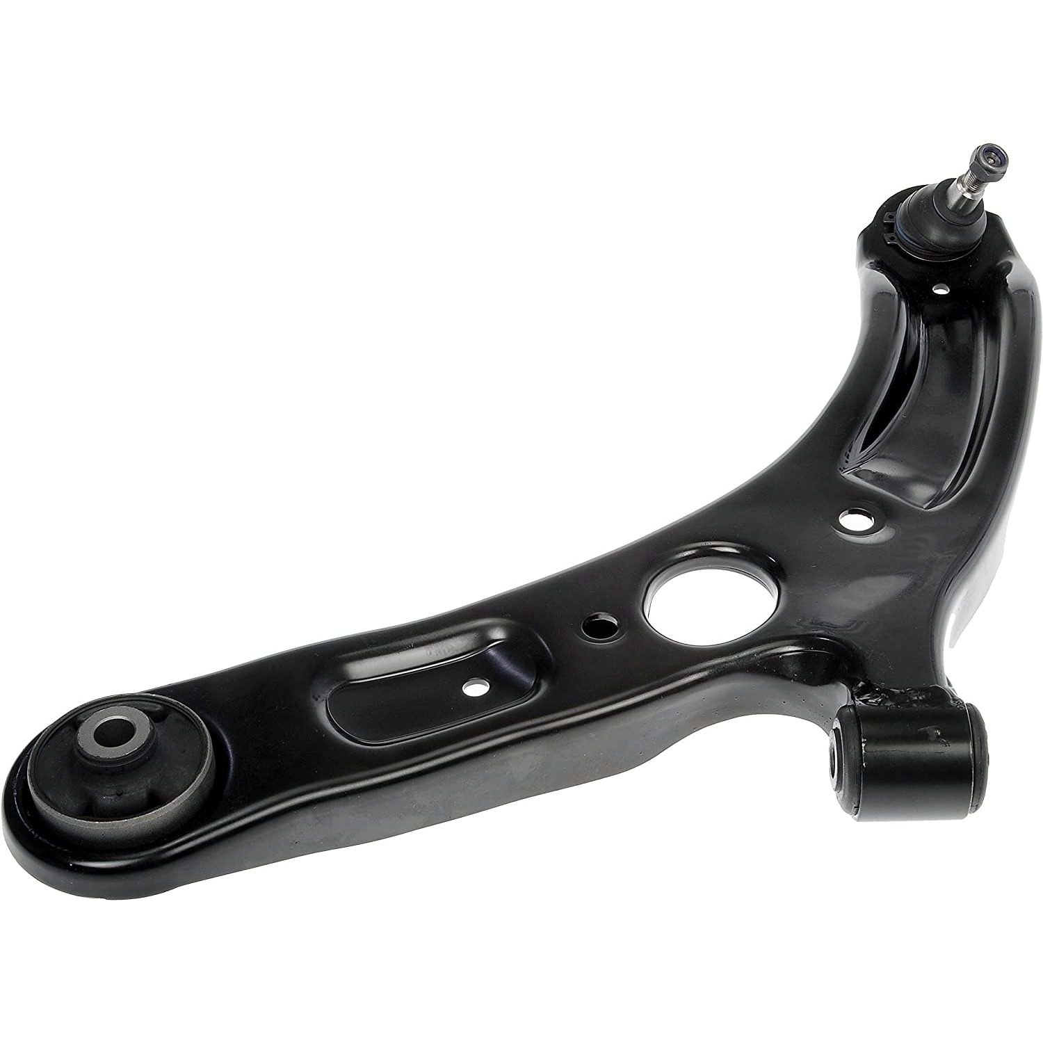 522-823 Front, Driver Side, Lower Control Arm, OE Solutions Series - CONTROL ARM - Suspension Control Arm - L-Arm - A-Arm - This suspension control arm and ball joint assembly is a direct replacement for the original equipment on specific vehicle applications. An industry-leading evaluation process ensures a smooth ride, directional stability and predictable dynamics. - Hyundai Elantra 2016-11 - Dorman 522-823 Front Driver Side Lower Suspension Control Arm and Ball Joint Assembly Compatible with Select Hyundai Models - Suspension Control Arm