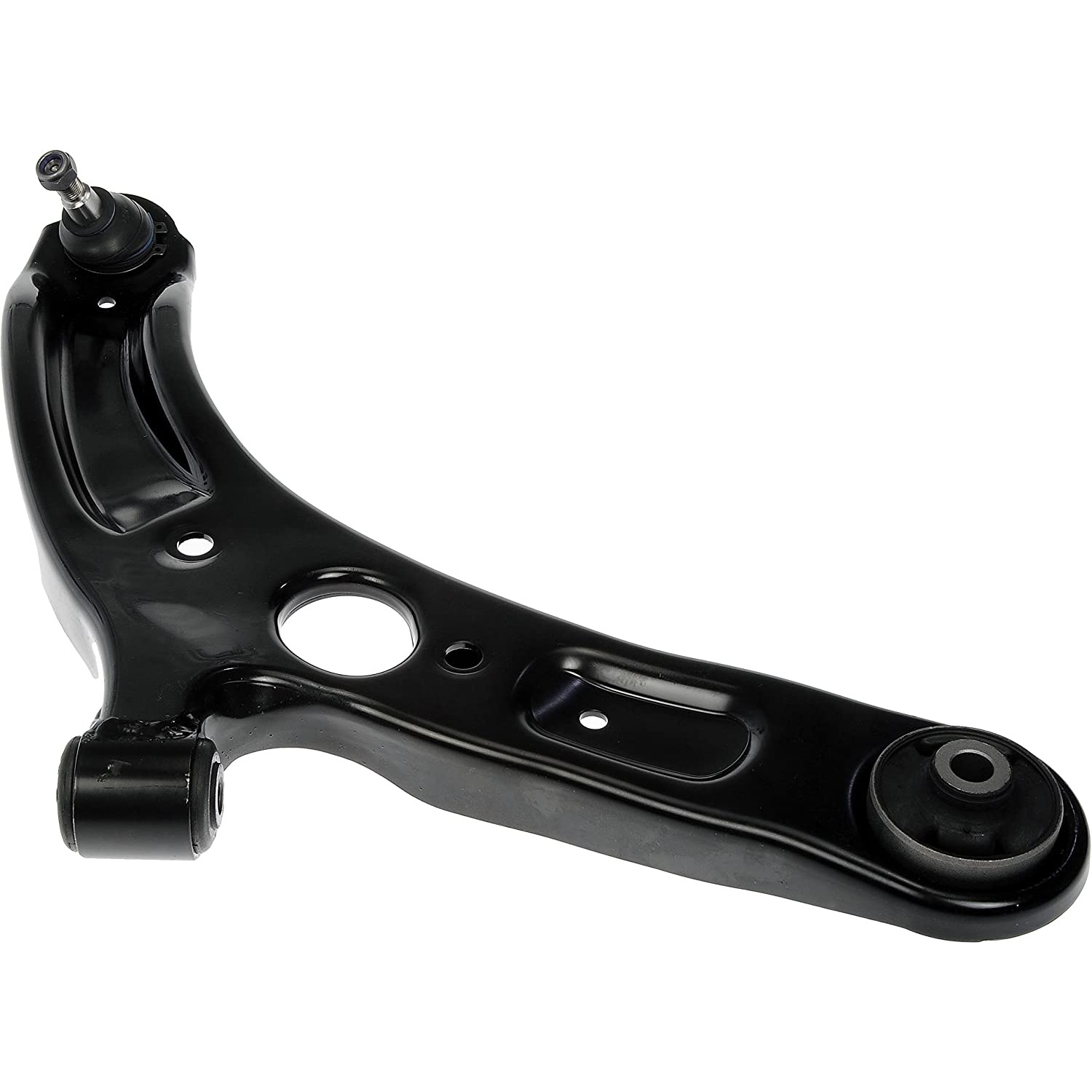 522-824 Front, Passenger Side, Lower Control Arm, OE Solutions Series - CONTROL ARM - Suspension Control Arm - A-Arm - L-Arm - This suspension control arm and ball joint assembly is a direct replacement for the original equipment on specific vehicle applications. An industry-leading evaluation process ensures a smooth ride, directional stability and predictable dynamics. - Hyundai Elantra 2016-11 - Dorman 522-824 Front Passenger Side Lower Suspension Control Arm and Ball Joint Assembly Compatible with Select Hyundai Models - Suspension Control Arm