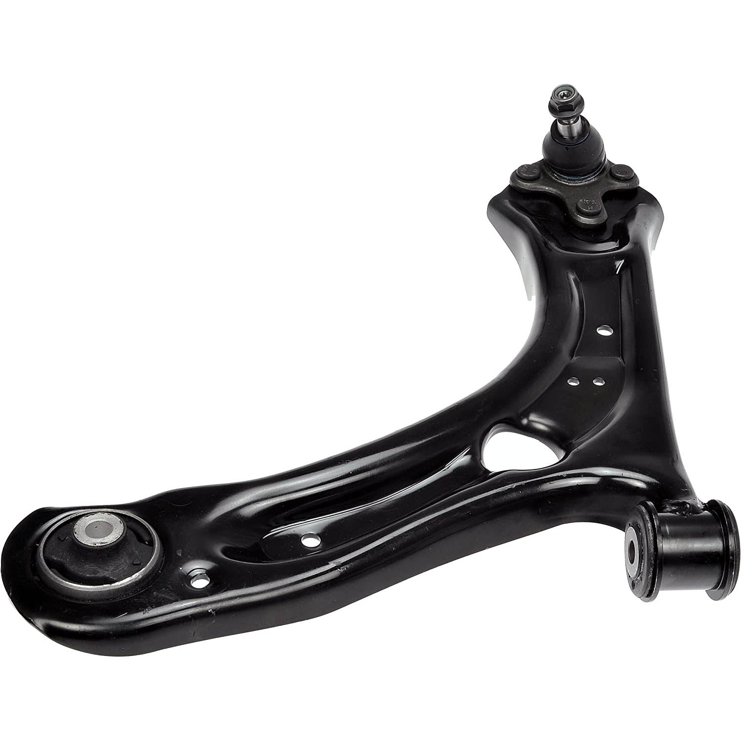 522-837 Front, Driver Side, Lower Control Arm, OE Solutions Series - CONTROL ARM - Suspension Control Arm - L-Arm - A-Arm - This suspension control arm and ball joint assembly is a direct replacement for the original equipment on specific vehicle applications. An industry-leading evaluation process ensures a smooth ride, directional stability and predictable dynamics. - Volkswagen Beetle 2019-12, Volkswagen Beetle Cabrio 2015-12, Volkswagen Passat 2022-12 - Dorman 522-837 Front Driver Side Lower Suspension Control Arm and Ball Joint Assembly Compatible with Select Volkswagen Models - Suspension Control Arm