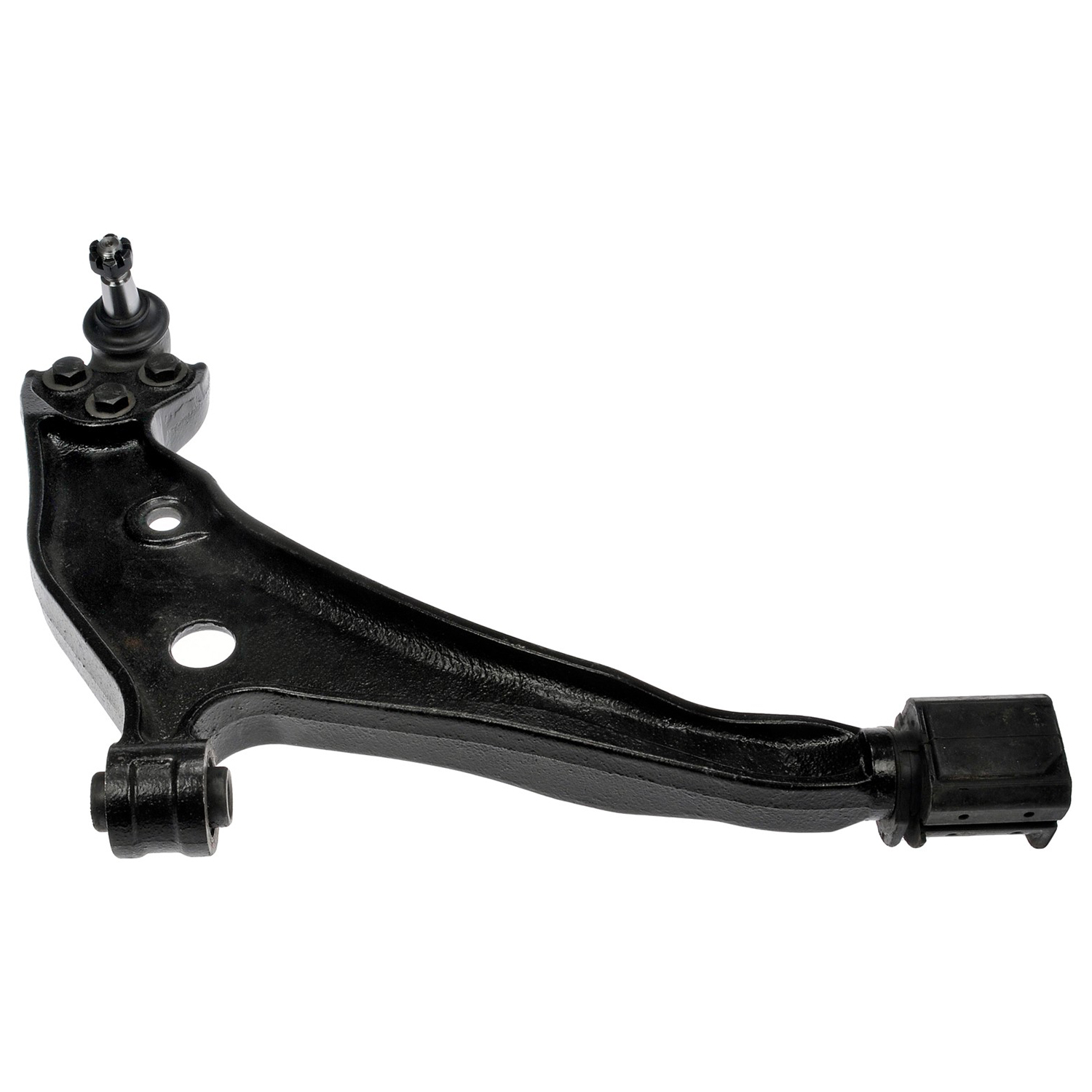 524-122 Front, Passenger Side, Lower Control Arm, OE Solutions Series - Control Arm - Suspension Control Arm - A-Arm - L-Arm - This suspension control arm and ball joint assembly is a direct replacement for the original equipment on specific vehicle applications. An industry-leading evaluation process ensures a smooth ride, directional stability and predictable dynamics. - Mercury Villager 2002-99, Nissan Quest 2002-99 - Suspension Control Arm