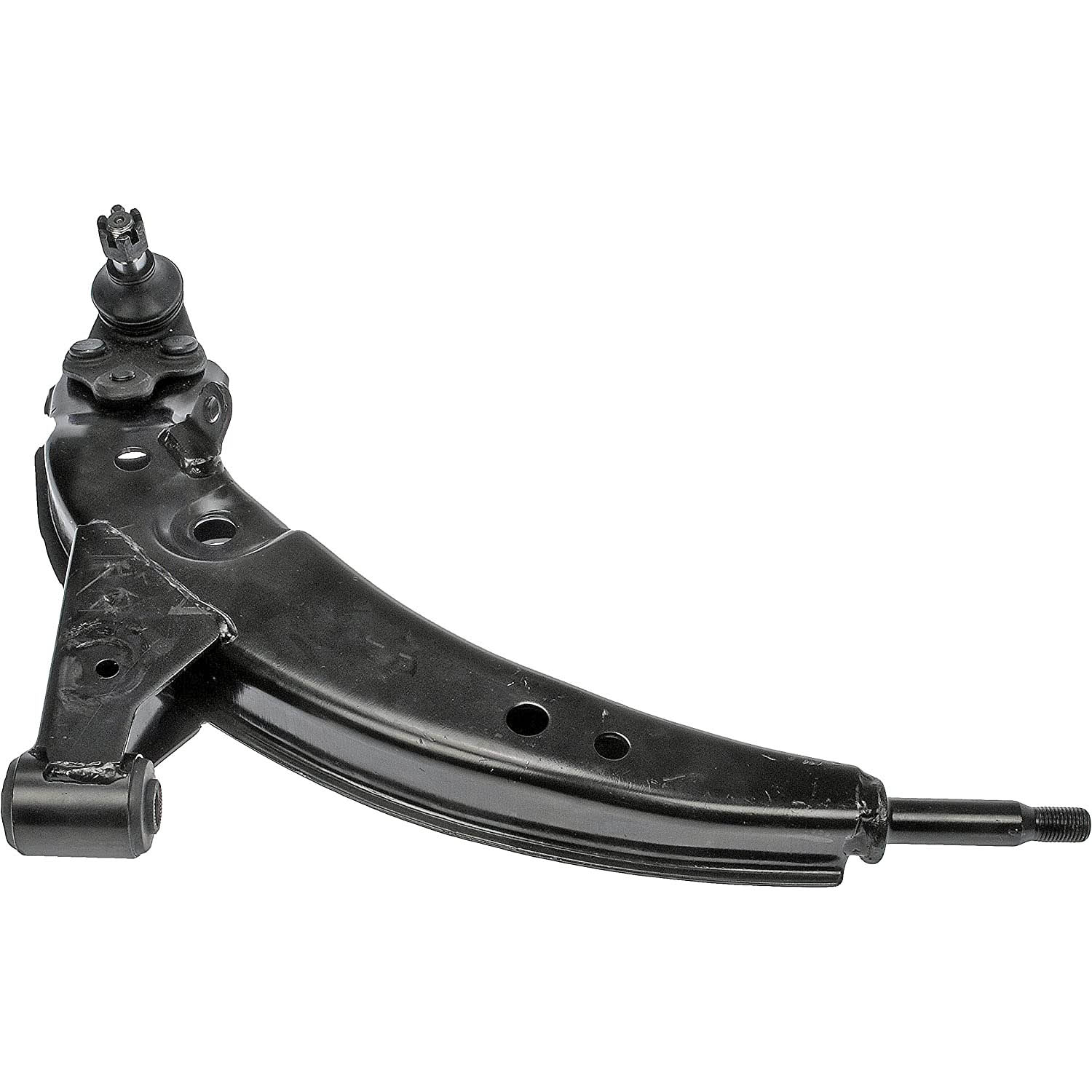 524-130 Front, Passenger Side, Lower Control Arm, OE Solutions Series - Control Arm - Suspension Control Arm - A-Arm - L-Arm - This suspension control arm and ball joint assembly is a direct replacement for the original equipment on specific vehicle applications. An industry-leading evaluation process ensures a smooth ride, directional stability and predictable dynamics. - Toyota Corolla 1993-88 - Dorman 524-130 Front Passenger Side Lower Suspension Control Arm and Ball Joint Assembly Compatible with Select Toyota Models - Suspension Control Arm