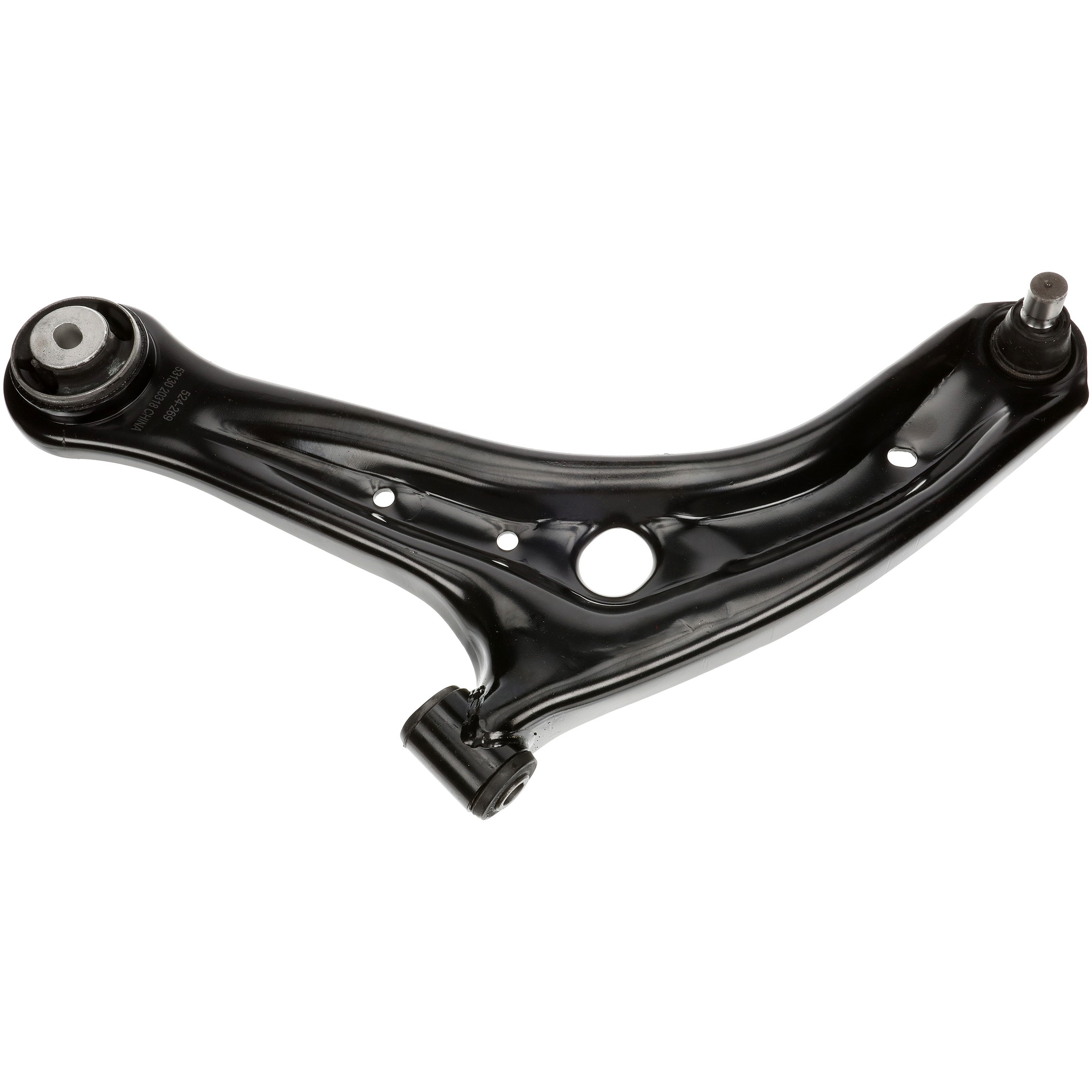 524-269 Front, Driver Side, Lower Control Arm, OE Solutions Series - Control Arm - Suspension Control Arm - L-Arm - A-Arm - This suspension control arm and ball joint assembly is a direct replacement for the original equipment on specific vehicle applications. An industry-leading evaluation process ensures a smooth ride, directional stability and predictable dynamics. - Mazda 2 2015-11 - Dorman 524-269 Front Driver Side Lower Suspension Control Arm and Ball Joint Assembly Compatible with Select Mazda Models - Suspension Control Arm