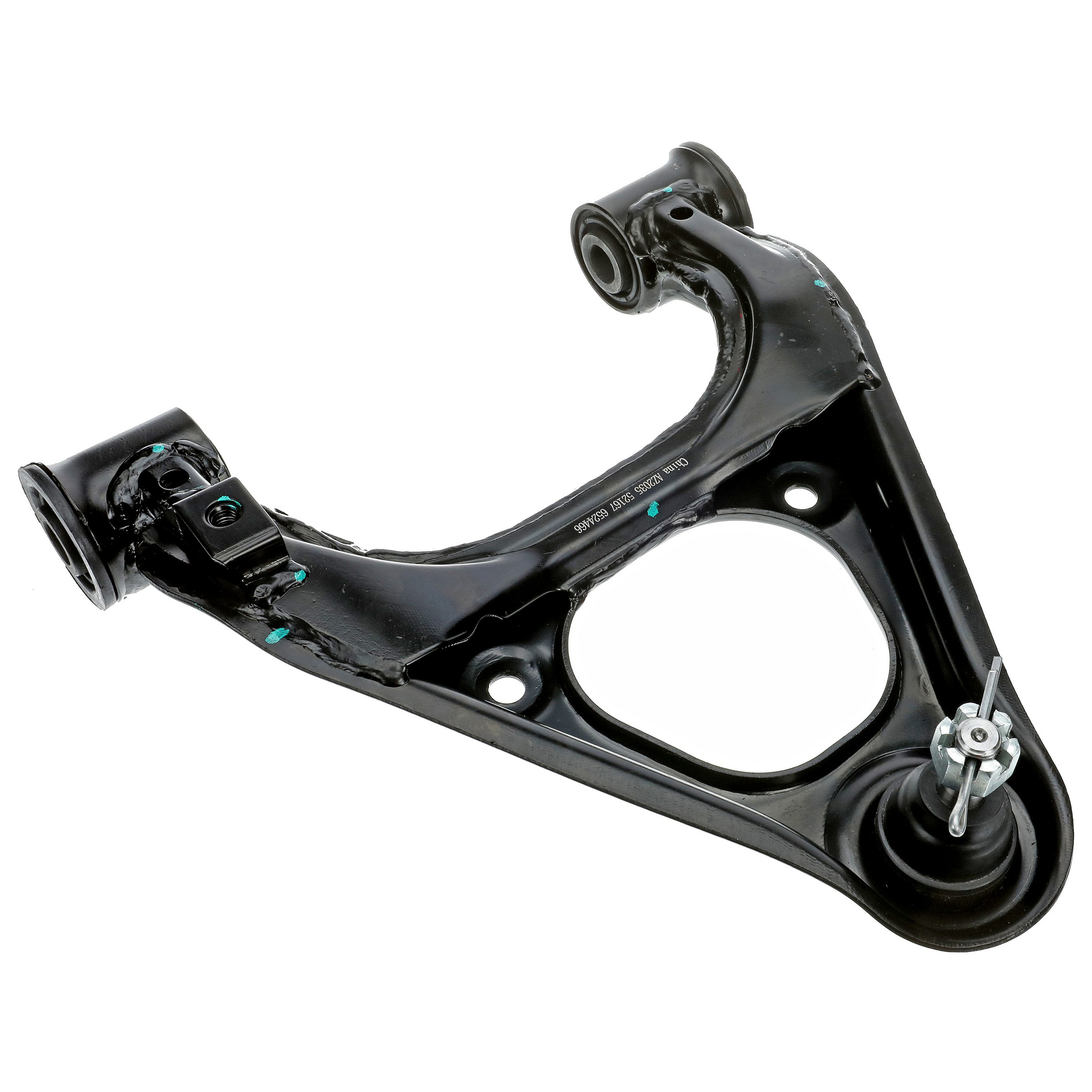 524-466 Front, Passenger Side, Upper Control Arm, OE Solutions Series - Control Arm - Suspension Control Arm - A-Arm - L-Arm - This suspension control arm and ball joint assembly is a direct replacement for the original equipment on specific vehicle applications. An industry-leading evaluation process ensures a smooth ride, directional stability and predictable dynamics. - Mazda Miata 2005-99 - Dorman 524-466 Front Passenger Side Upper Suspension Control Arm and Ball Joint Assembly Compatible with Select Mazda Models - Suspension Control Arm