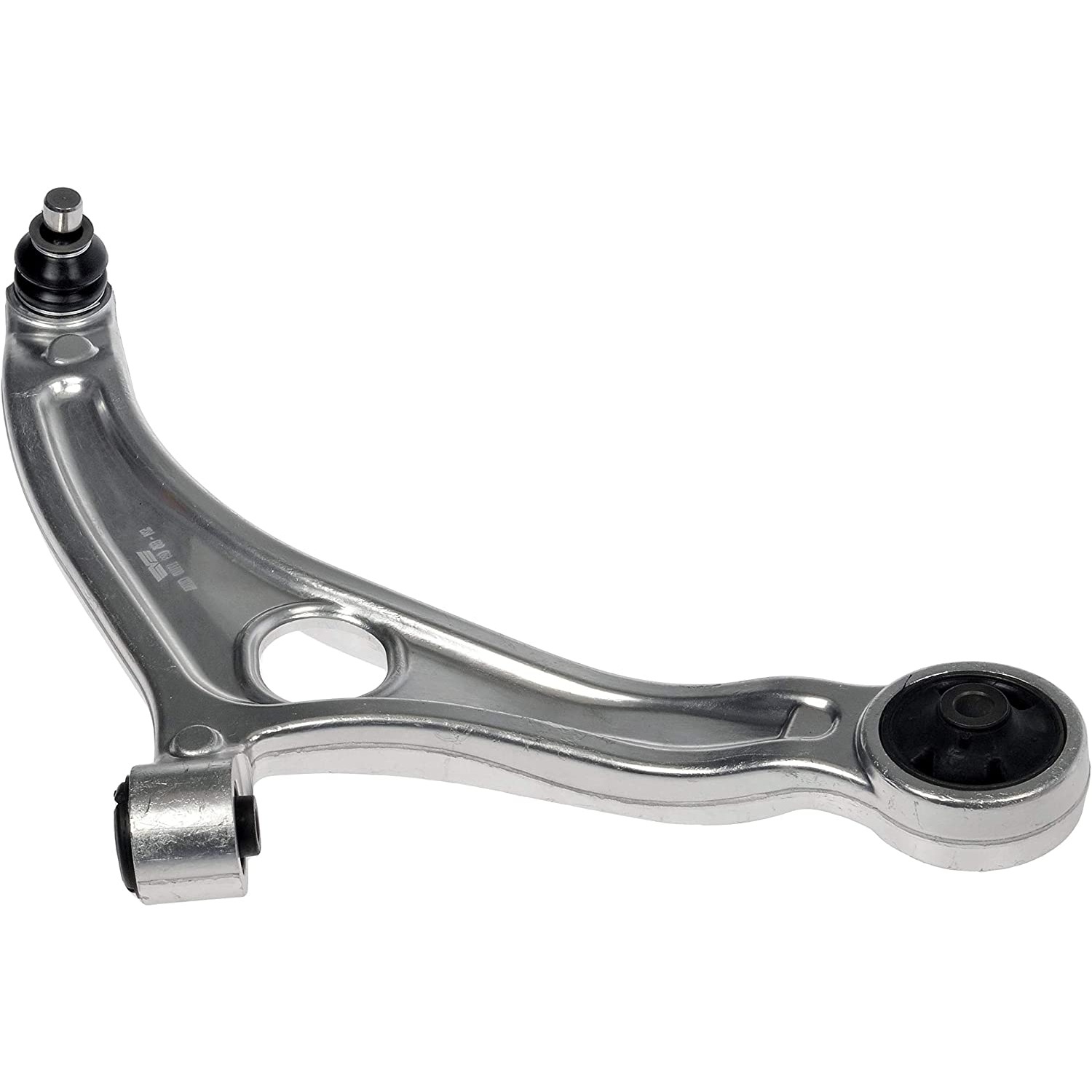 524-696 Front, Passenger Side, Lower Control Arm, OE Solutions Series - Control Arm - Suspension Control Arm - A-Arm - L-Arm - This suspension control arm and ball joint assembly is a direct replacement for the original equipment on specific vehicle applications. An industry-leading evaluation process ensures a smooth ride, directional stability and predictable dynamics. - Hyundai Azera 2017-15, Hyundai Sonata 2015-11, Kia Optima 2016-11 - Dorman 524-696 Front Passenger Side Lower Suspension Control Arm and Ball Joint Assembly Compatible with Select Hyundai/Kia Models - Suspension Control Arm
