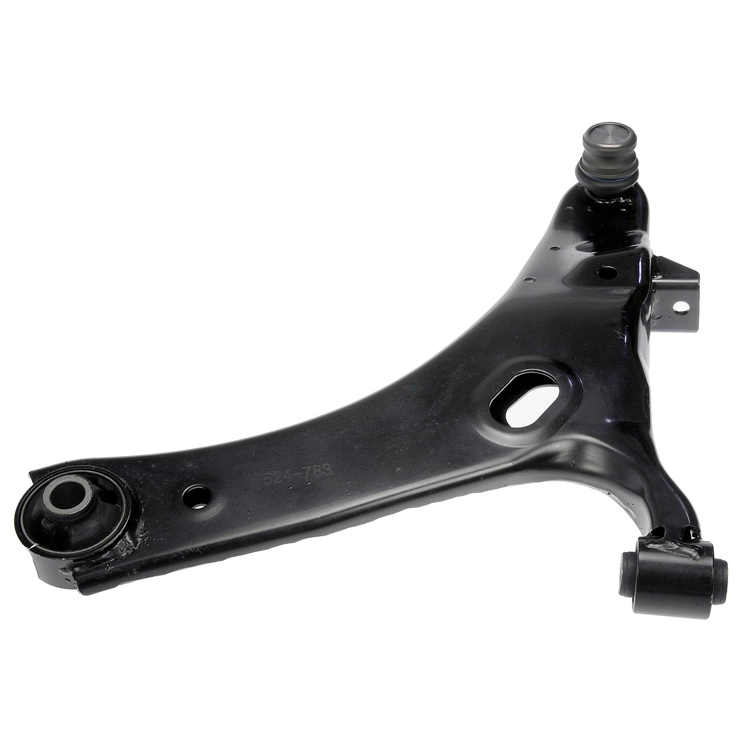 524-783 Front, Driver Side, Lower Control Arm, OE Solutions Series - Control Arm - Suspension Control Arm - A-Arm - L-Arm - This suspension control arm and ball joint assembly is a direct replacement for the original equipment on specific vehicle applications. An industry-leading evaluation process ensures a smooth ride, directional stability and predictable dynamics. - Subaru Forester 2013-09, Subaru Impreza 2014-11, Subaru WRX 2014-12 - Dorman 524-783 Front Driver Side Lower Suspension Control Arm and Ball Joint Assembly Compatible with Select Subaru Models - Suspension Control Arm