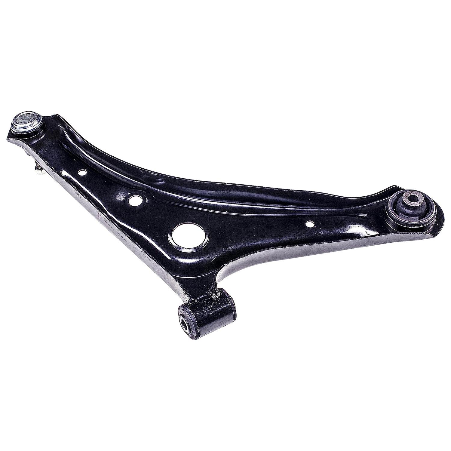 524-837 Front, Driver Side, Lower Control Arm, OE Solutions Series - Control Arm - Suspension Control Arm - L-Arm - A-Arm - This suspension control arm and ball joint assembly is a direct replacement for the original equipment on specific vehicle applications. An industry-leading evaluation process ensures a smooth ride, directional stability and predictable dynamics. - Dodge Attitude 2022-15, Mitsubishi Mirage 2022-14, Mitsubishi Mirage G4 2022-17 - Dorman 524-837 Front Driver Side Lower Suspension Control Arm and Ball Joint Assembly Compatible with Select Dodge/Mitsubishi Models - Suspension Control Arm