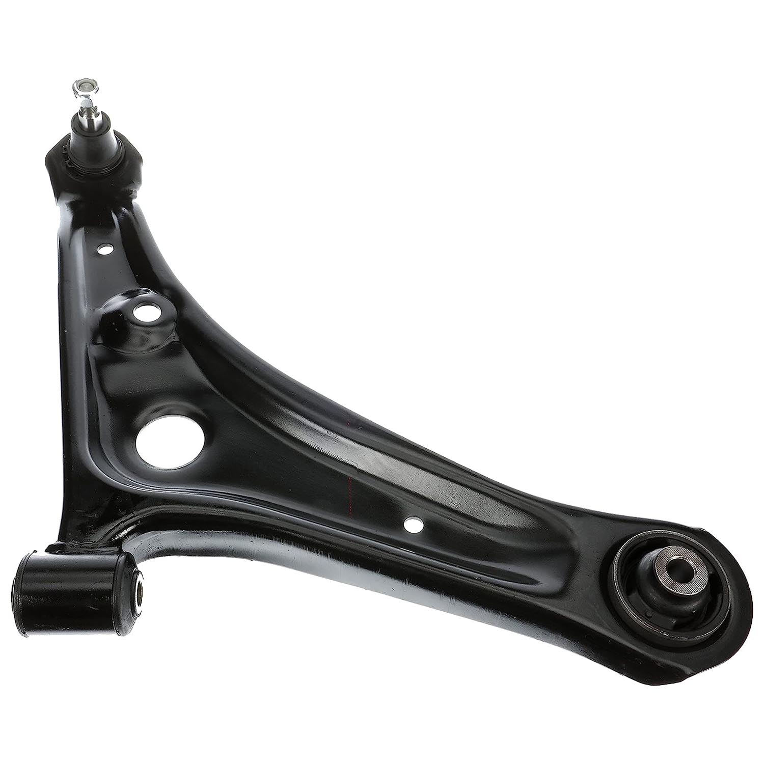 524-838 Front, Passenger Side, Lower Control Arm, OE Solutions Series - Control Arm - Suspension Control Arm - A-Arm - L-Arm - This suspension control arm and ball joint assembly is a direct replacement for the original equipment on specific vehicle applications. An industry-leading evaluation process ensures a smooth ride, directional stability and predictable dynamics. - Dodge Attitude 2022-15, Mitsubishi Mirage 2022-14, Mitsubishi Mirage G4 2022-17 - Dorman 524-838 Front Passenger Side Lower Suspension Control Arm and Ball Joint Assembly Compatible with Select Dodge/Mitsubishi Models - Suspension Control Arm
