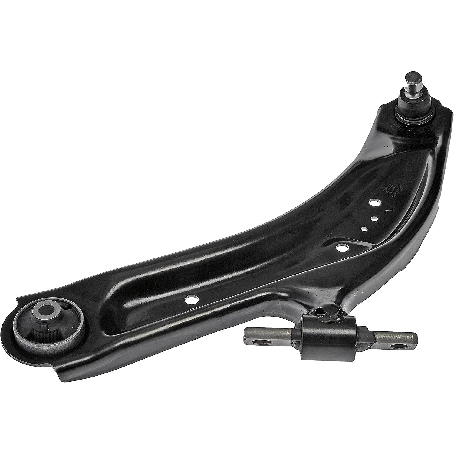 524-839 Front, Driver Side, Lower Control Arm, OE Solutions Series - Control Arm - Suspension Control Arm - L-Arm - A-Arm - This suspension control arm and ball joint assembly is a direct replacement for the original equipment on specific vehicle applications. An industry-leading evaluation process ensures a smooth ride, directional stability and predictable dynamics. - Nissan 2022-14, Renault 2022-17 - Dorman 524-839 Front Driver Side Lower Suspension Control Arm and Ball Joint Assembly Compatible with Select Nissan/Renault Models - Suspension Control Arm