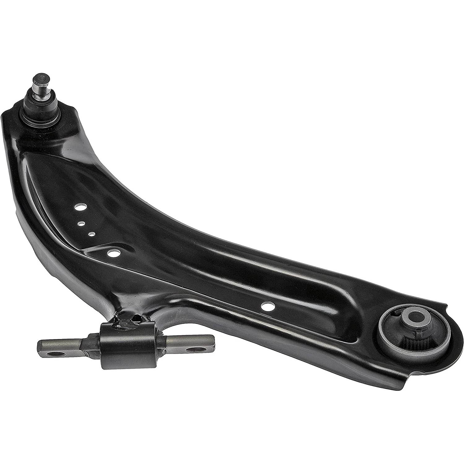 524-840 Front, Passenger Side, Lower Control Arm, OE Solutions Series - Control Arm - Suspension Control Arm - A-Arm - L-Arm - This suspension control arm and ball joint assembly is a direct replacement for the original equipment on specific vehicle applications. An industry-leading evaluation process ensures a smooth ride, directional stability and predictable dynamics. - Nissan 2022-14, Renault 2022-17 - Dorman Front Passengers Side Lower Suspension Control Arm and Ball Joint Assembly for Nissan Qashqai, Rogue Sport, Rogue, X-Trail - Suspension Control Arm