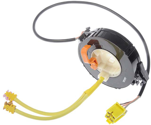 525-018 Air Bag Clockspring OE Solutions Series - Airbag Clock Spring - Clock Spring - Airbag Clock Spring - Airbag Spiral Cable - Steering Wheel Spiral Cable - Airbag Coil - Airbag Reel Assembly - This air bag clockspring matches the fit of an original that is missing or damaged and is designed to restore current to the air bag, horn, and steering wheel-mounted controls on specified vehicles. - Cadillac 2006-03, Chevrolet 2007-03, GMC 2007-03 - Dorman Airbag Clockspring 525-018