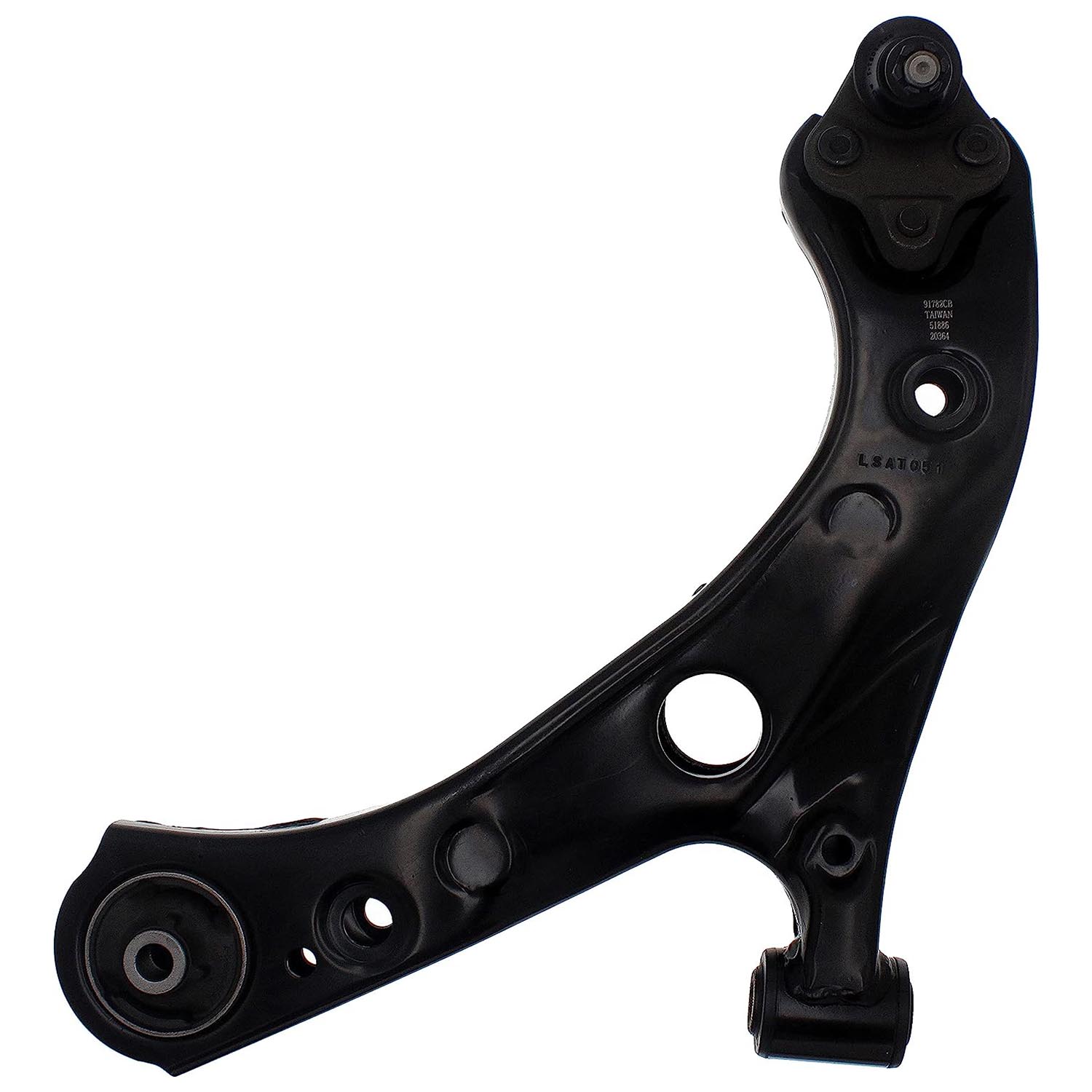 526-515 Front, Driver Side, Lower Control Arm, OE Solutions Series - Control Arm - Suspension Control Arm And Ball Joint Assembly - L-Arm - A-Arm - This suspension control arm and ball joint assembly is a direct replacement for the original equipment on specific vehicle applications. An industry-leading evaluation process ensures a smooth ride, directional stability and predictable dynamics. - Toyota Corolla 2022-19, Toyota Prius 2022-16, Toyota Prius AWD-e 2022-19, Toyota Prius Prime 2022-17 - Dorman 526-515 Front Driver Side Lower Suspension Control Arm and Ball Joint Assembly Compatible with Select Toyota Models - Suspension Control Arm and Ball Joint Assembly