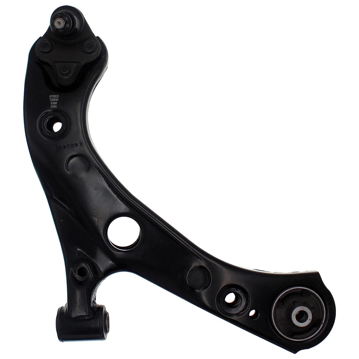 526-516 Front, Passenger Side, Lower Control Arm, OE Solutions Series - Control Arm - Suspension Control Arm And Ball Joint Assembly - A-Arm - L-Arm - This suspension control arm and ball joint assembly is a direct replacement for the original equipment on specific vehicle applications. An industry-leading evaluation process ensures a smooth ride, directional stability and predictable dynamics. - Toyota Corolla 2022-19, Toyota Prius 2022-16, Toyota Prius AWD-e 2022-19, Toyota Prius Prime 2022-17 - Dorman 526-516 Front Passenger Side Lower Suspension Control Arm and Ball Joint Assembly Compatible with Select Toyota Models - Suspension Control Arm and Ball Joint Assembly