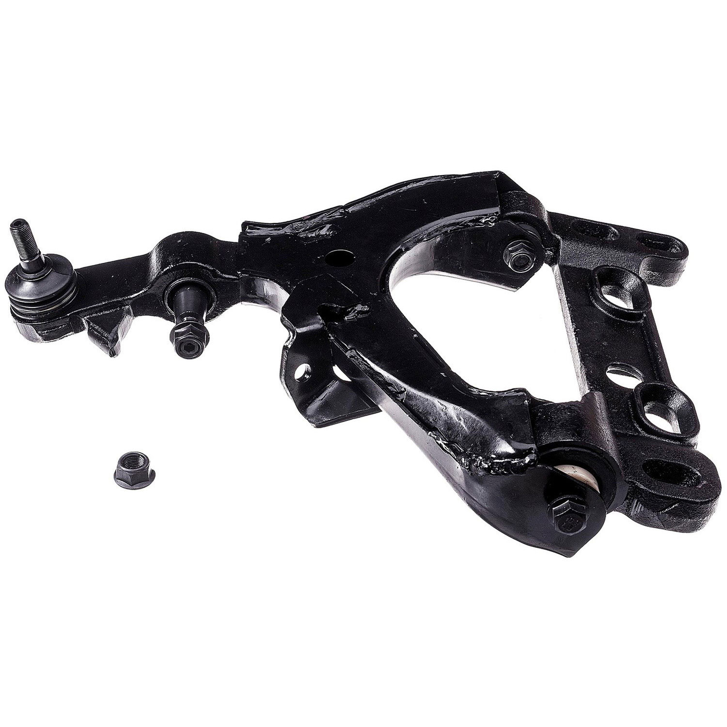 526-623 Front, Driver Side, Lower Control Arm, OE Solutions Series - Control Arm - Suspension Control Arm And Ball Joint Assembly - A-Arm - L-Arm - This suspension control arm and ball joint assembly is a direct replacement for the original equipment on specific vehicle applications. An industry-leading evaluation process ensures a smooth ride, directional stability and predictable dynamics. - Buick 2007-04, Chevrolet 2007-04, GMC 2007-04, Isuzu 2008-04, Oldsmobile 2004, Saab 2007-05 - Suspension Control Arm and Ball Joint Assembly