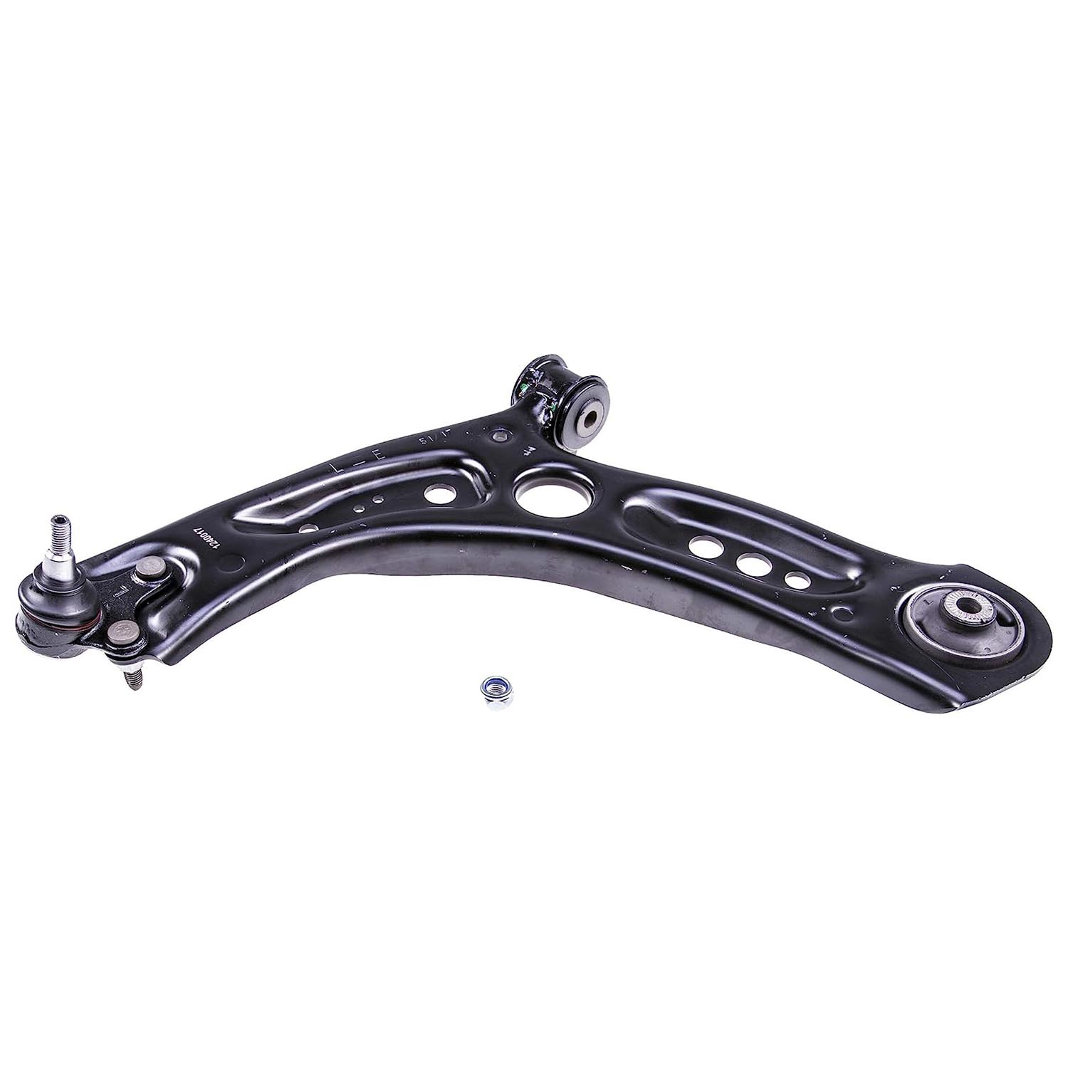 526-631 Front, Driver Side, Lower Control Arm, OE Solutions Series - Control Arm - Suspension Control Arm - L-Arm - A-Arm - This suspension control arm and ball joint assembly is a direct replacement for the original equipment on specific vehicle applications. An industry-leading evaluation process ensures a smooth ride, directional stability and predictable dynamics. - Audi 2016-14, Seat 2022-14, Volkswagen 2022-15 - Dorman 526-631 Front Driver Side Lower Suspension Control Arm and Ball Joint Assembly Compatible with Select Audi/Seat/Volkswagen Models - Suspension Control Arm