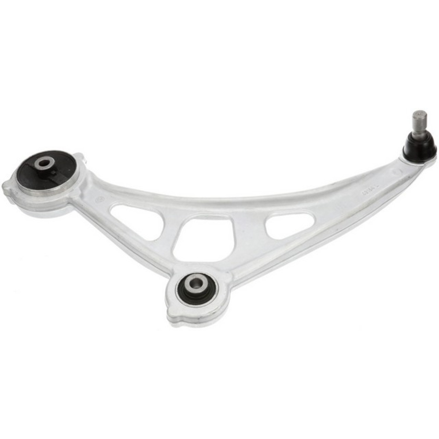 526-875 Front, Driver Side, Lower Control Arm, OE Solutions Series - Control Arm - Suspension Control Arm - A-Arm - L-Arm - This suspension control arm and ball joint assembly is a direct replacement for the original equipment on specific vehicle applications. An industry-leading evaluation process ensures a smooth ride, directional stability and predictable dynamics. - Nissan Murano 2022-15 - Dorman 526-875 Front Driver Side Lower Suspension Control Arm and Ball Joint Assembly Compatible with Select Nissan Models - Suspension Control Arm
