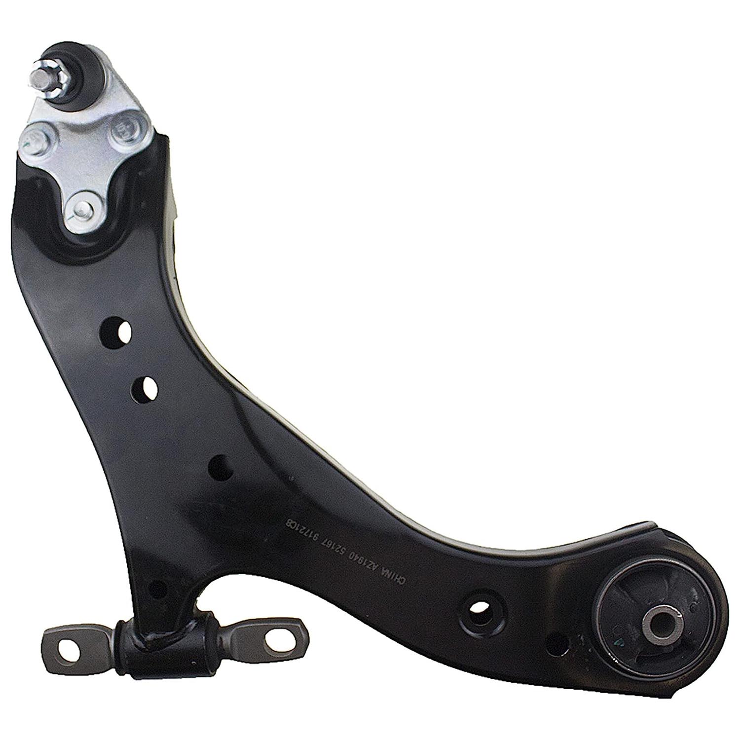 527-016 Front, Passenger Side, Lower Control Arm, OE Solutions Series - Control Arm - Suspension Control Arm - L-Arm - A-Arm - This suspension control arm and ball joint assembly is a direct replacement for the original equipment on specific vehicle applications. An industry-leading evaluation process ensures a smooth ride, directional stability and predictable dynamics. - Lexus 2022-19, Toyota 2022-18 - Dorman 527-016 Front Passenger Side Lower Suspension Control Arm and Ball Joint Assembly Compatible with Select Lexus/Toyota Models - Suspension Control Arm