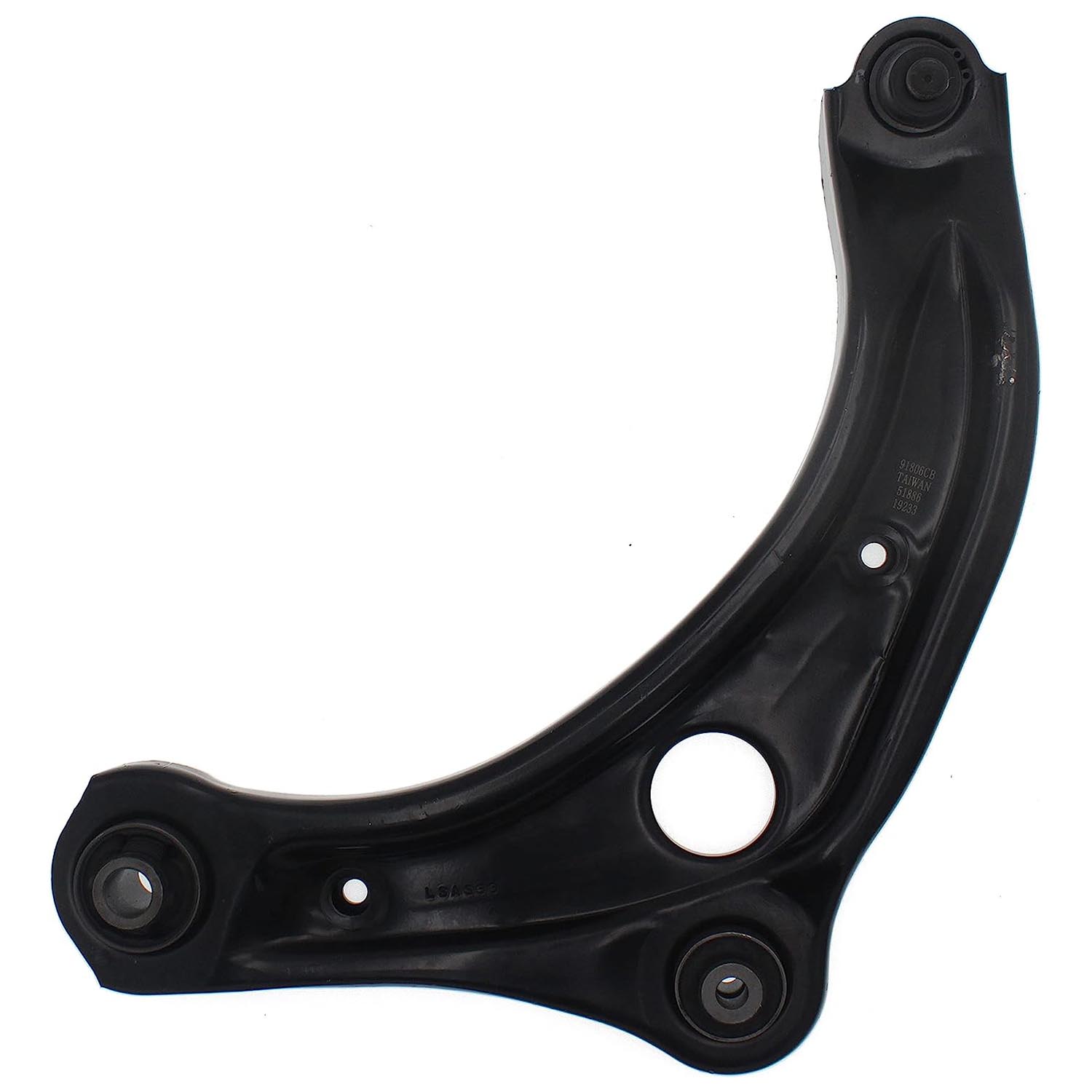 527-037 Front, Driver Side, Lower Control Arm, OE Solutions Series - Control Arm - Suspension Control Arm - L-Arm - A-Arm - This suspension control arm and ball joint assembly is a direct replacement for the original equipment on specific vehicle applications. An industry-leading evaluation process ensures a smooth ride, directional stability and predictable dynamics. - Nissan Kicks 2022-17, Nissan Versa 2022-20 - Dorman 527-037 Front Driver Side Lower Suspension Control Arm and Ball Joint Assembly Compatible with Select Nissan Models - Suspension Control Arm