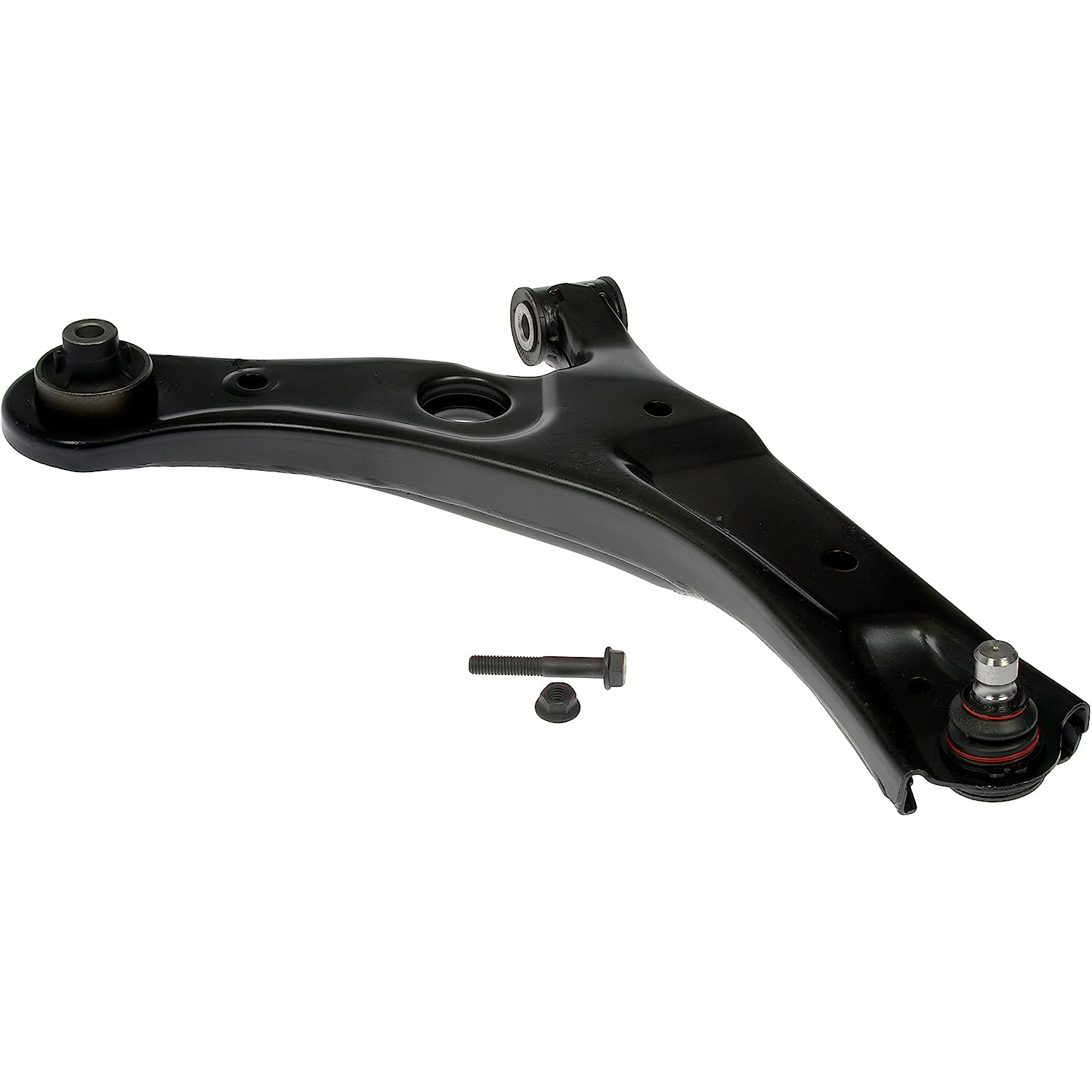 527-440 Front, Passenger Side, Lower Control Arm, OE Solutions Series - Control Arm - Suspension Control Arm And Ball Joint Assembly - L-Arm - A-Arm - This suspension control arm and ball joint assembly is a direct replacement for the original equipment on specific vehicle applications. An industry-leading evaluation process ensures a smooth ride, directional stability and predictable dynamics. - Nissan Sentra 2022-20 - Dorman 527-440 Front Passenger Side Lower Suspension Control Arm and Ball Joint Assembly Compatible with Select Nissan Models - Suspension Control Arm and Ball Joint Assembly