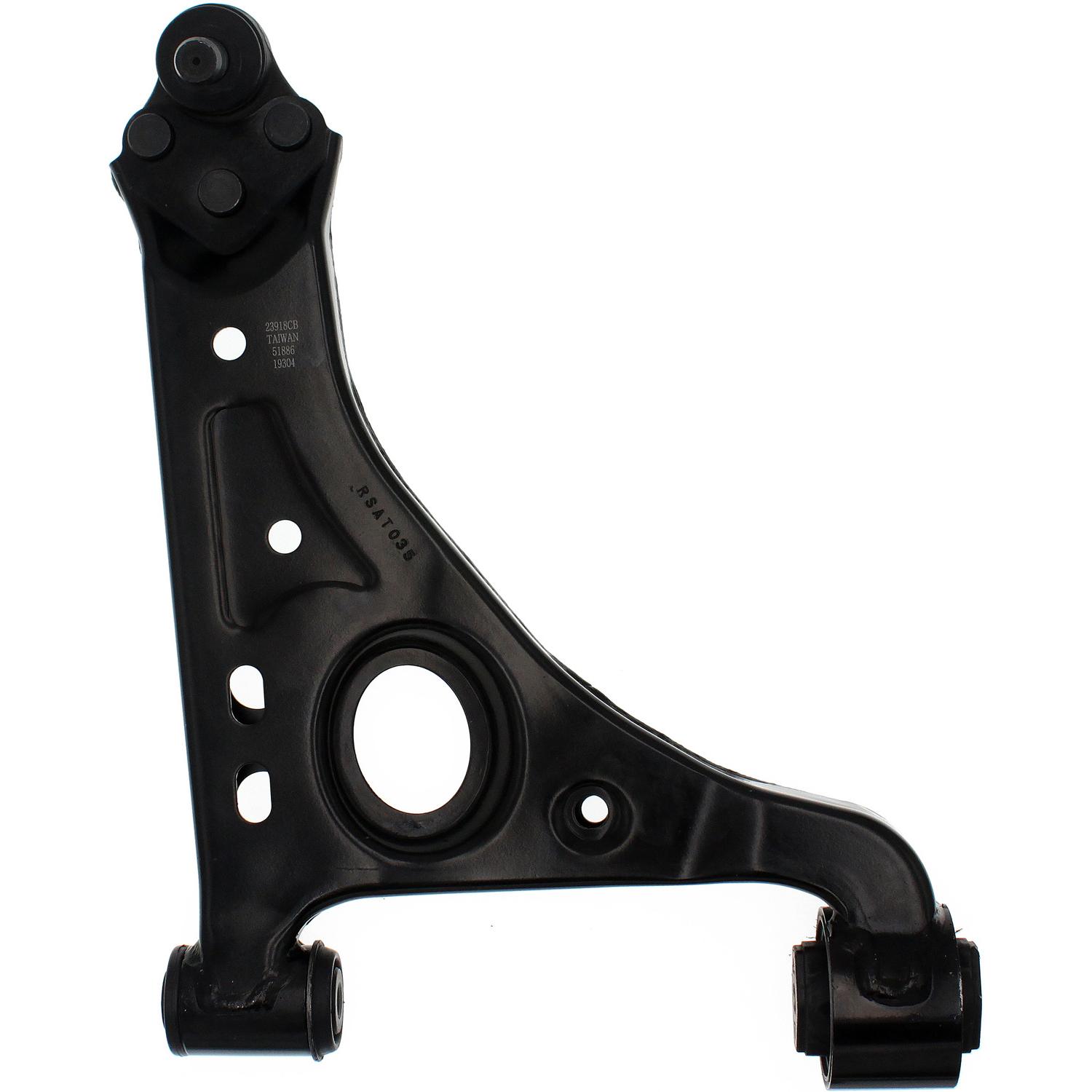 527-959 Front, Driver Side, Lower Control Arm, OE Solutions Series - Control Arm - Suspension Control Arm - A-Arm - L-Arm - This suspension control arm and ball joint assembly is a direct replacement for the original equipment on specific vehicle applications. An industry-leading evaluation process ensures a smooth ride, directional stability and predictable dynamics. - Buick Encore 2022-13, Chevrolet Trax 2022-13 - Dorman 527-959 Front Driver Side Lower Suspension Control Arm and Ball Joint Assembly Compatible with Select Buick/Chevrolet Models - Suspension Control Arm