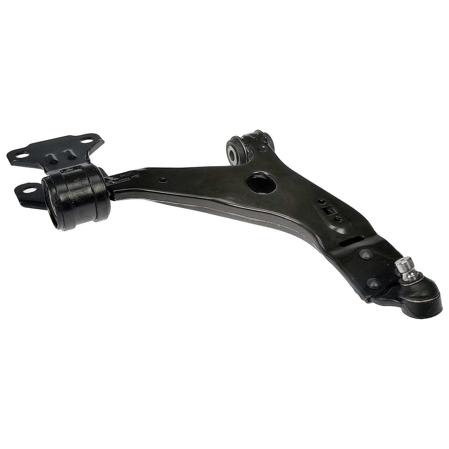 528-281 Front, Driver Side, Lower Control Arm, OE Solutions Series - Control Arm - Suspension Control Arm And Ball Joint Assembly - L-Arm - A-Arm - This suspension control arm and ball joint assembly is a direct replacement for the original equipment on specific vehicle applications. An industry-leading evaluation process ensures a smooth ride, directional stability and predictable dynamics. - Ford Focus 2018-12, Ford Transit Connect 2022-14 - Dorman 528-281 Front Driver Side Lower Suspension Control Arm and Ball Joint Assembly Compatible with Select Ford Models - Suspension Control Arm and Ball Joint Assembly