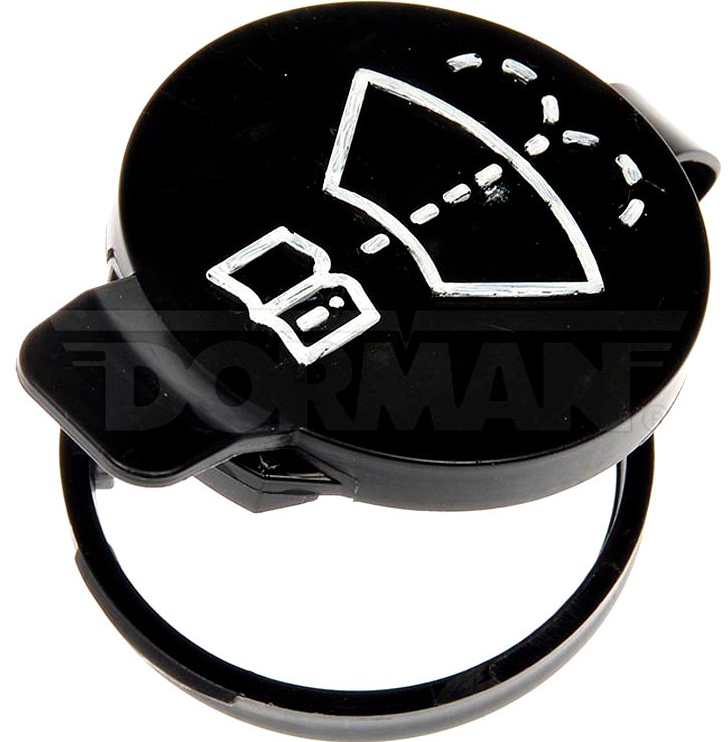 54262 Windshield Washer Reservoir Cap - DORMAN 54262 - Dorman - HELP Washer Fluid Reservoir Cap 54262 - Washer Fluid Reservoir Cap: Snap On, Plastic, Inside Diameter: 1.75", 1 Pack - Windshield Washer Reservoir Cap