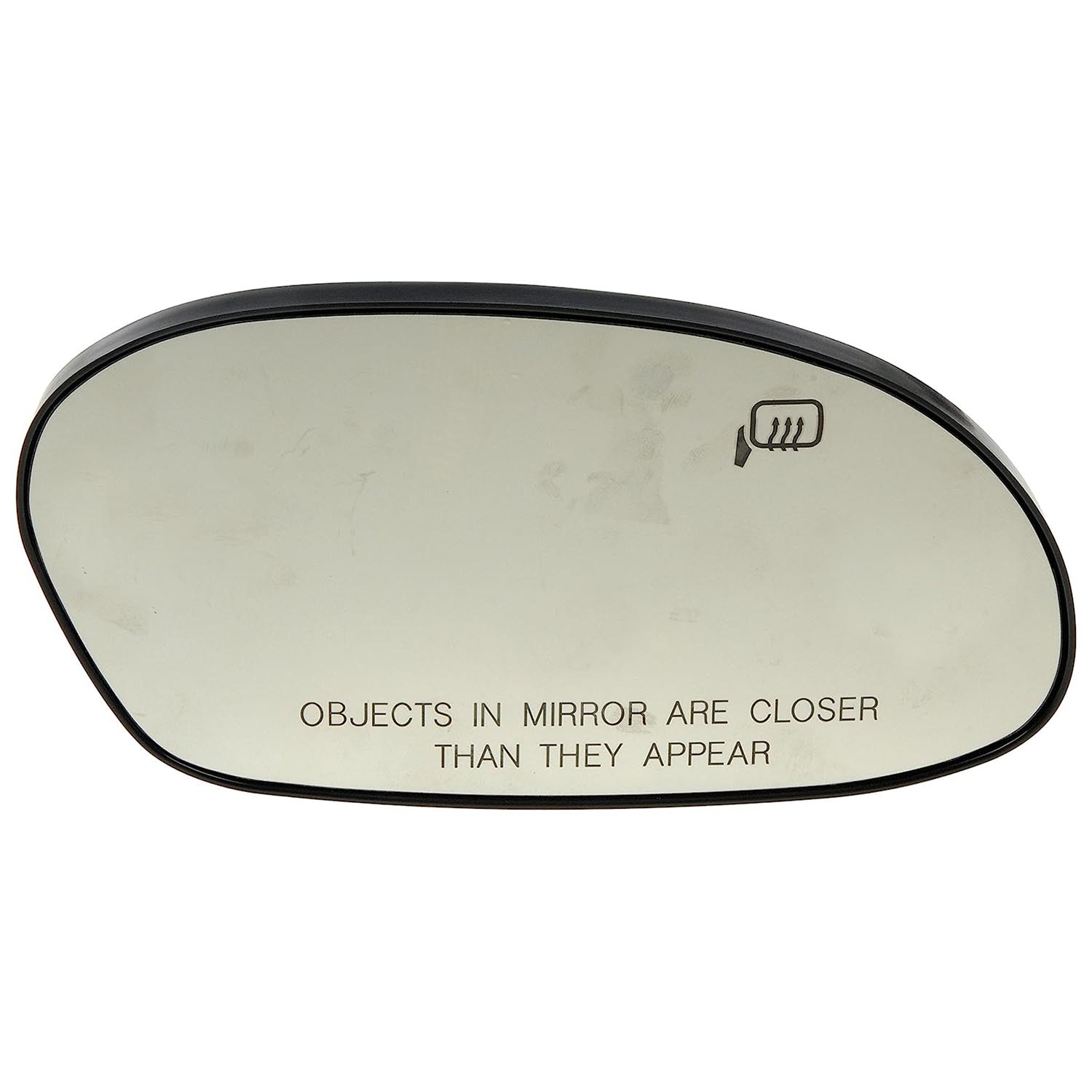 56123 Passenger Side Help Series Mirror Glass, Heated, No Blind Spot Feature - Dorman - HELP Door Mirror Glass 56123 - Heated Plastic Backed Mirror Right